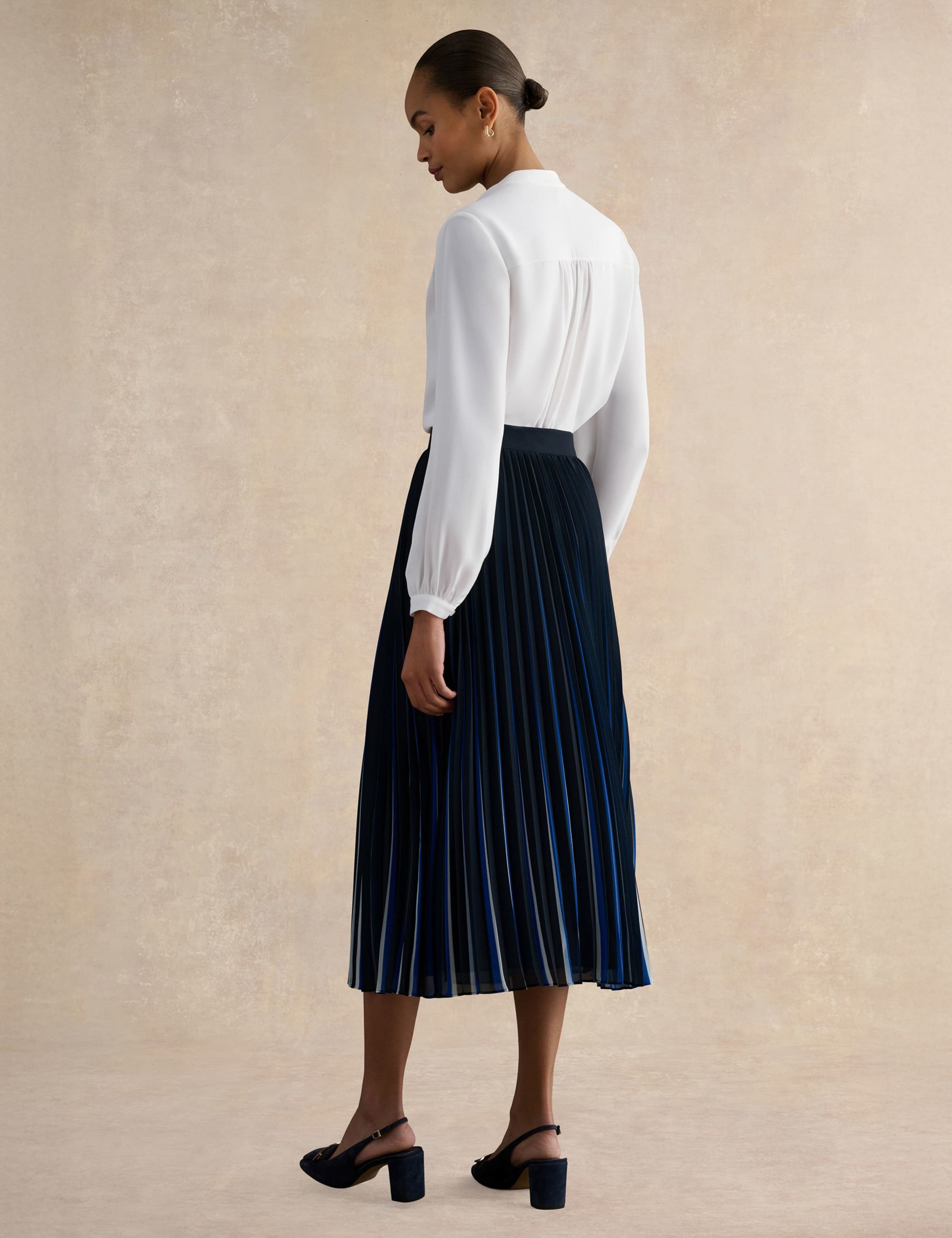 Pleated Midi Skirt 3 of 5