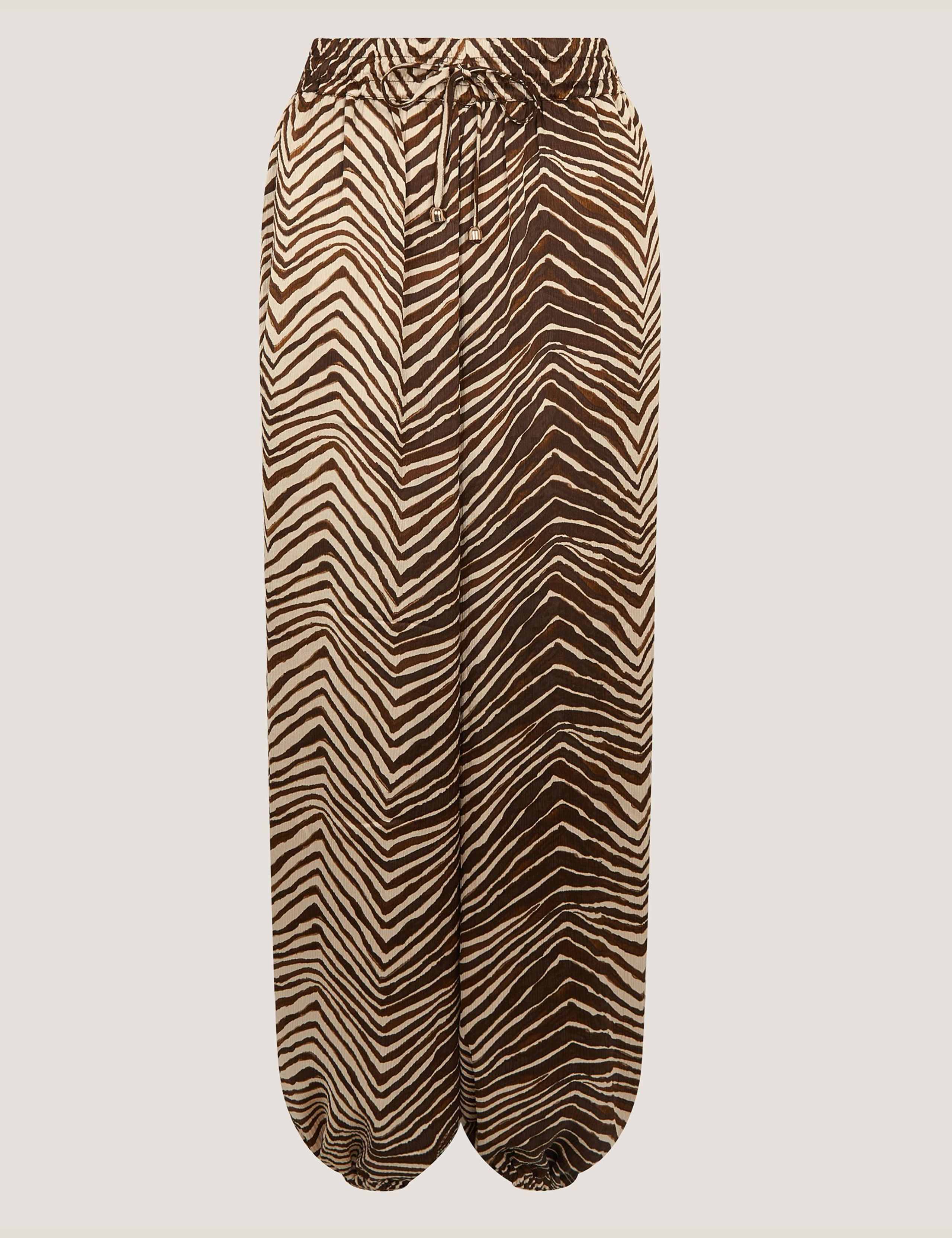 Animal Print Straight Leg Trousers 2 of 5