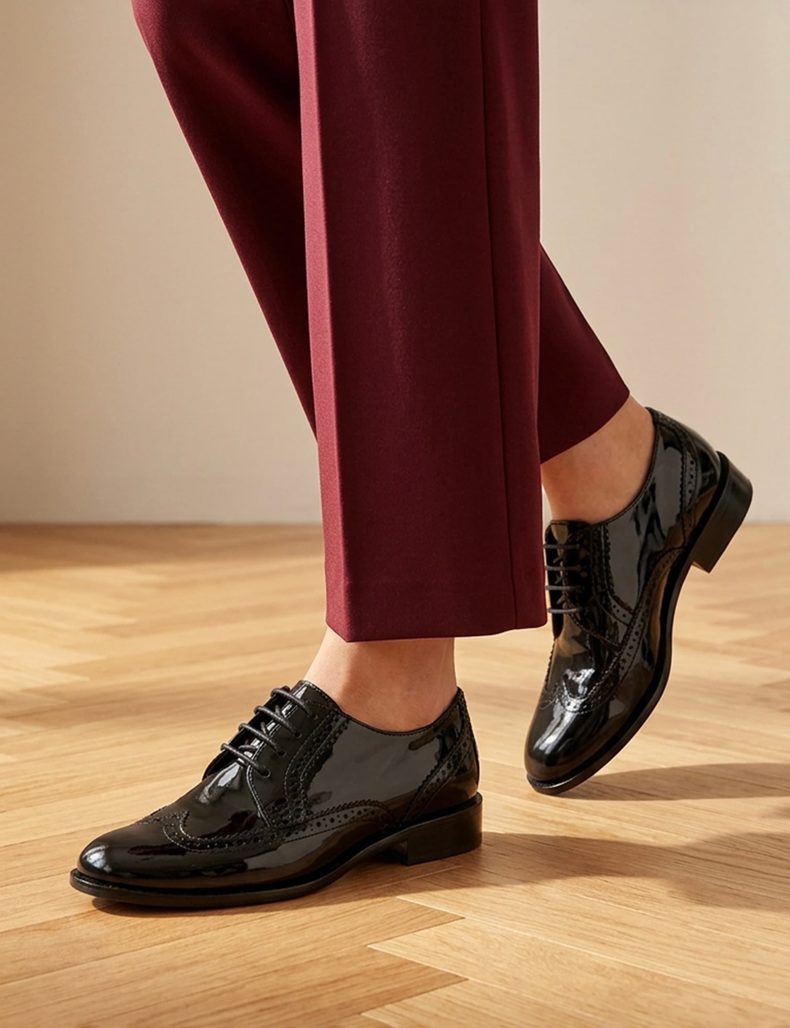 Leather Patent Brogues 1 of 6