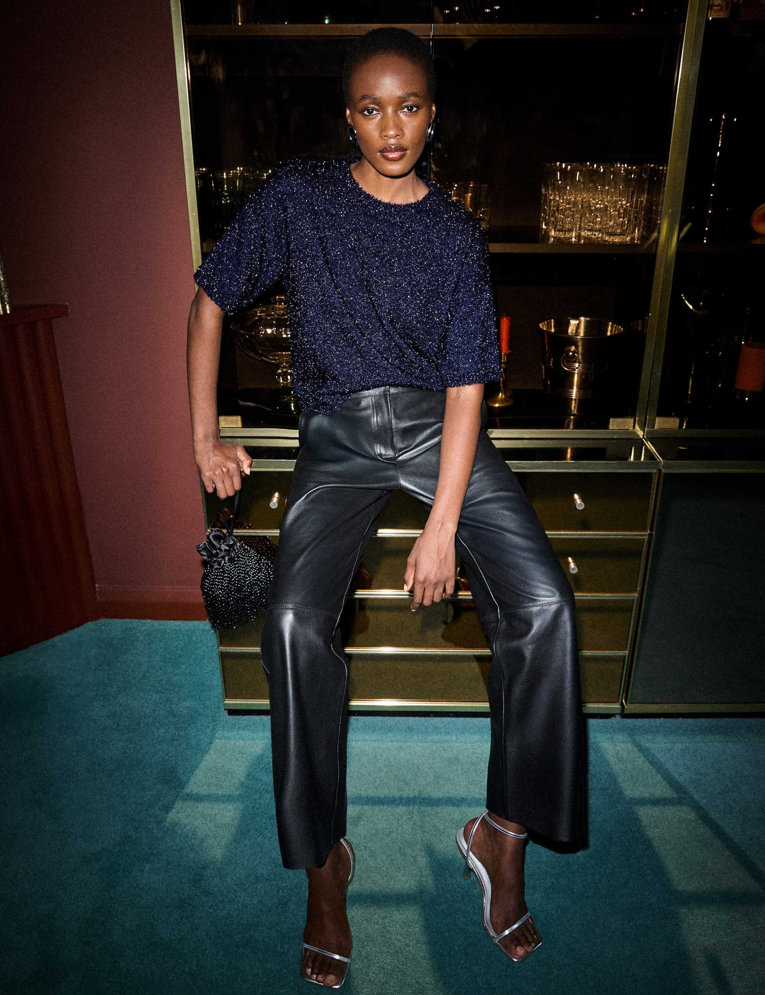 Velvet Sequin Shell Top 5 of 5