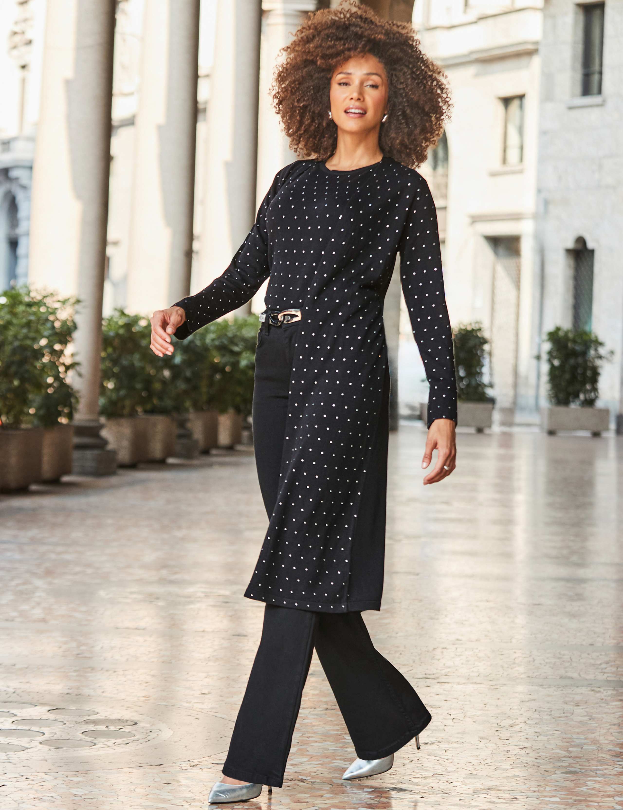 Sparkly Edge to Edge Longline Cardigan 3 of 5