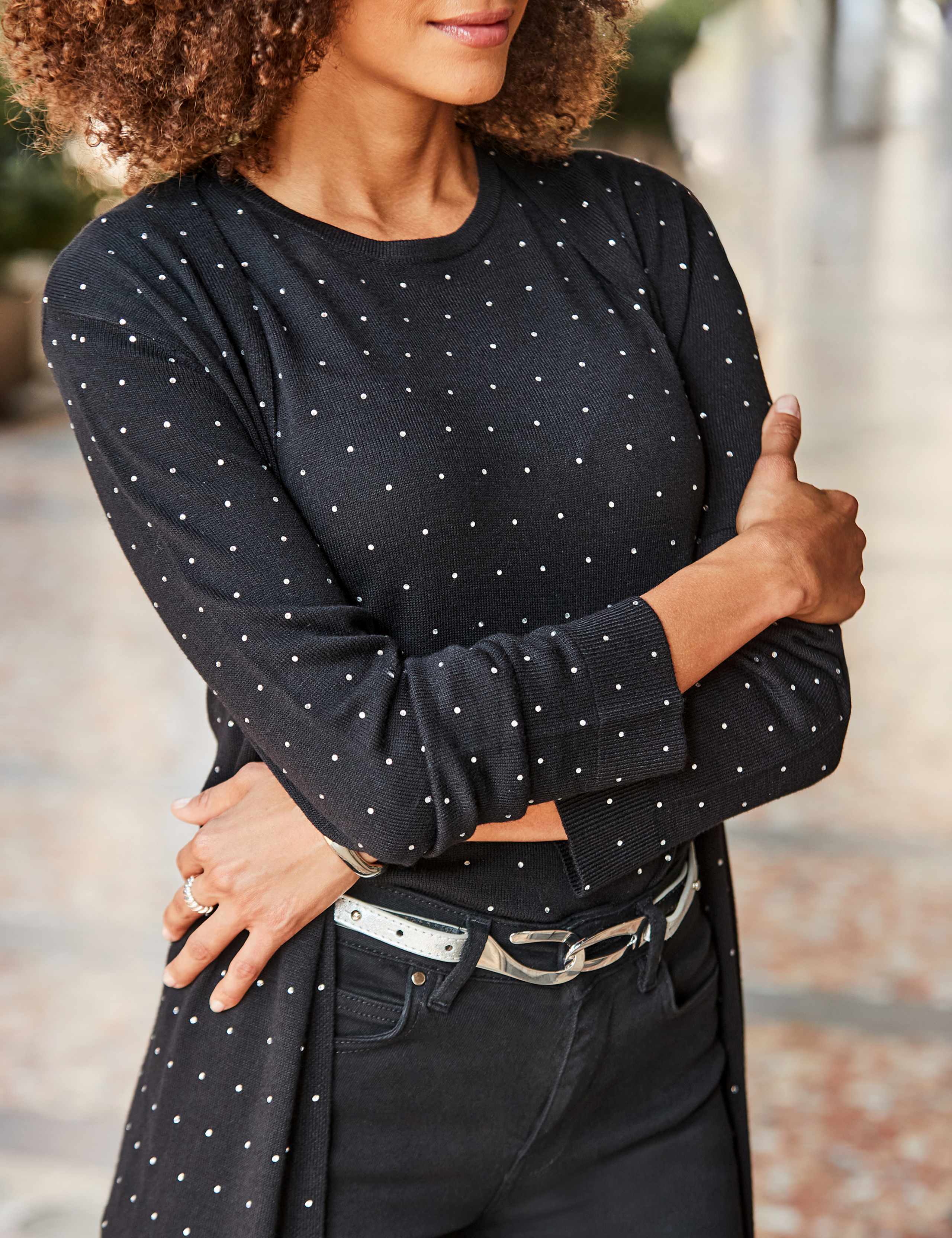 Sparkly Edge to Edge Longline Cardigan 5 of 5