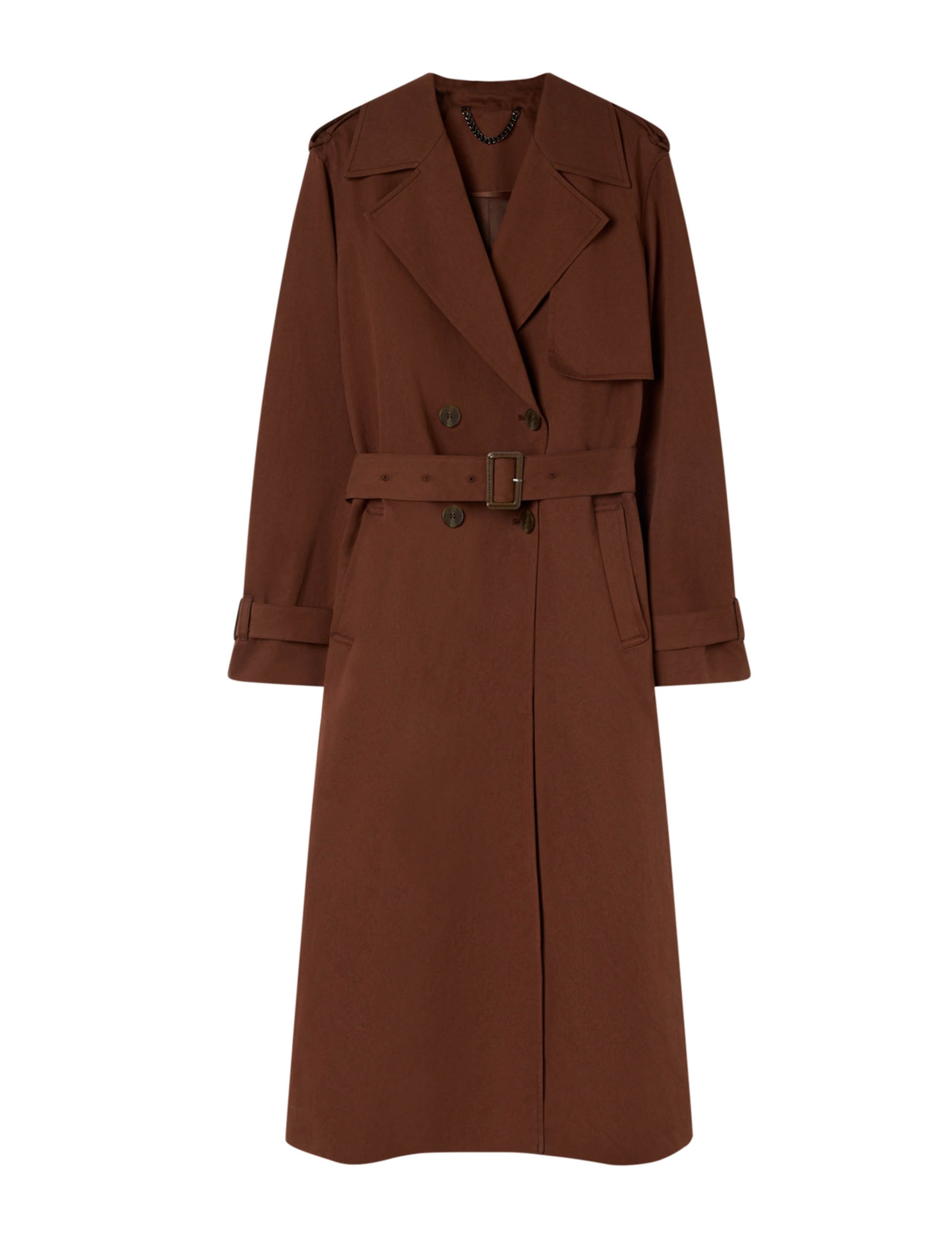 Cotton Rich Belted Collared Trench Coat 2 of 6