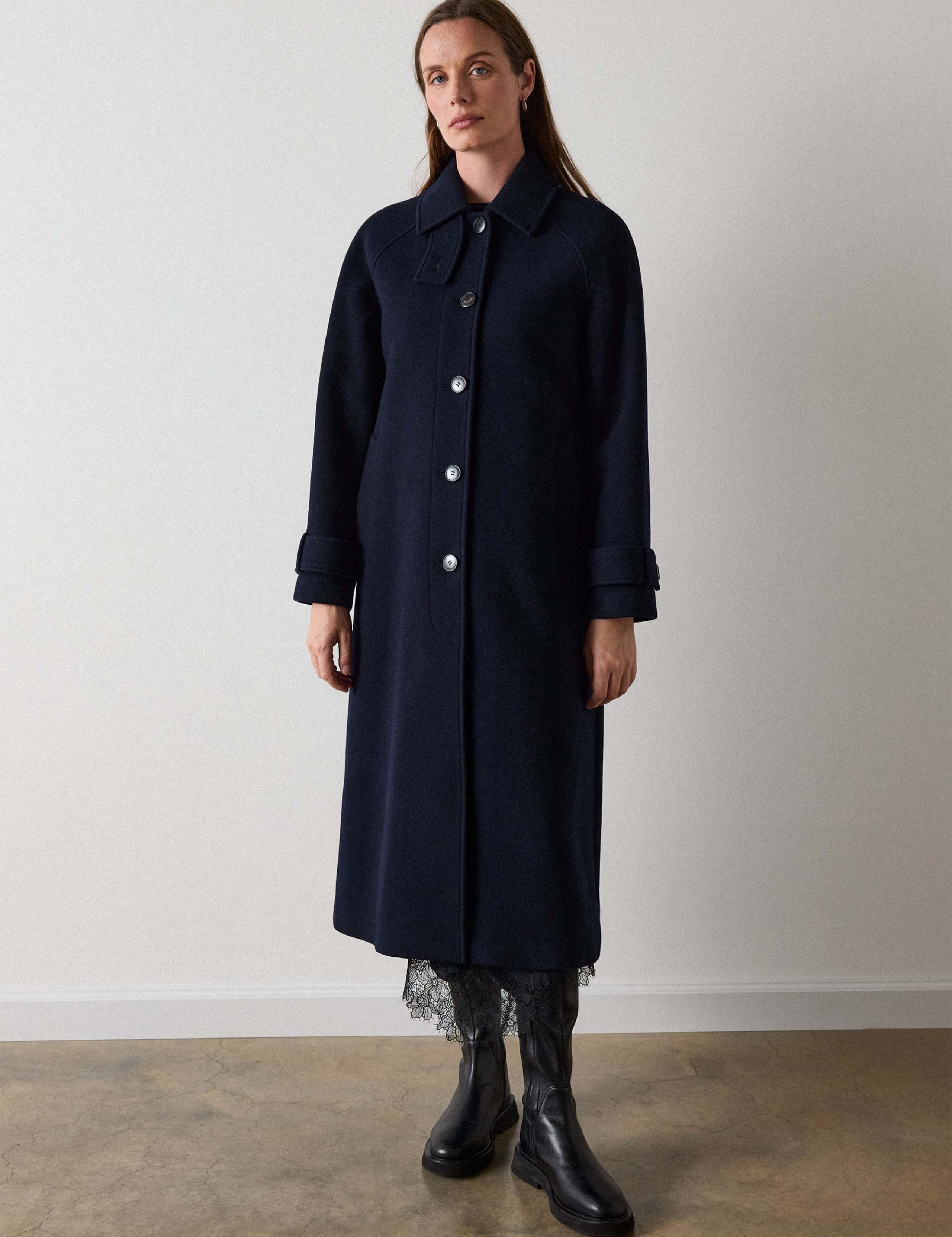 Wool Rich Longline Car Coat 3 of 6