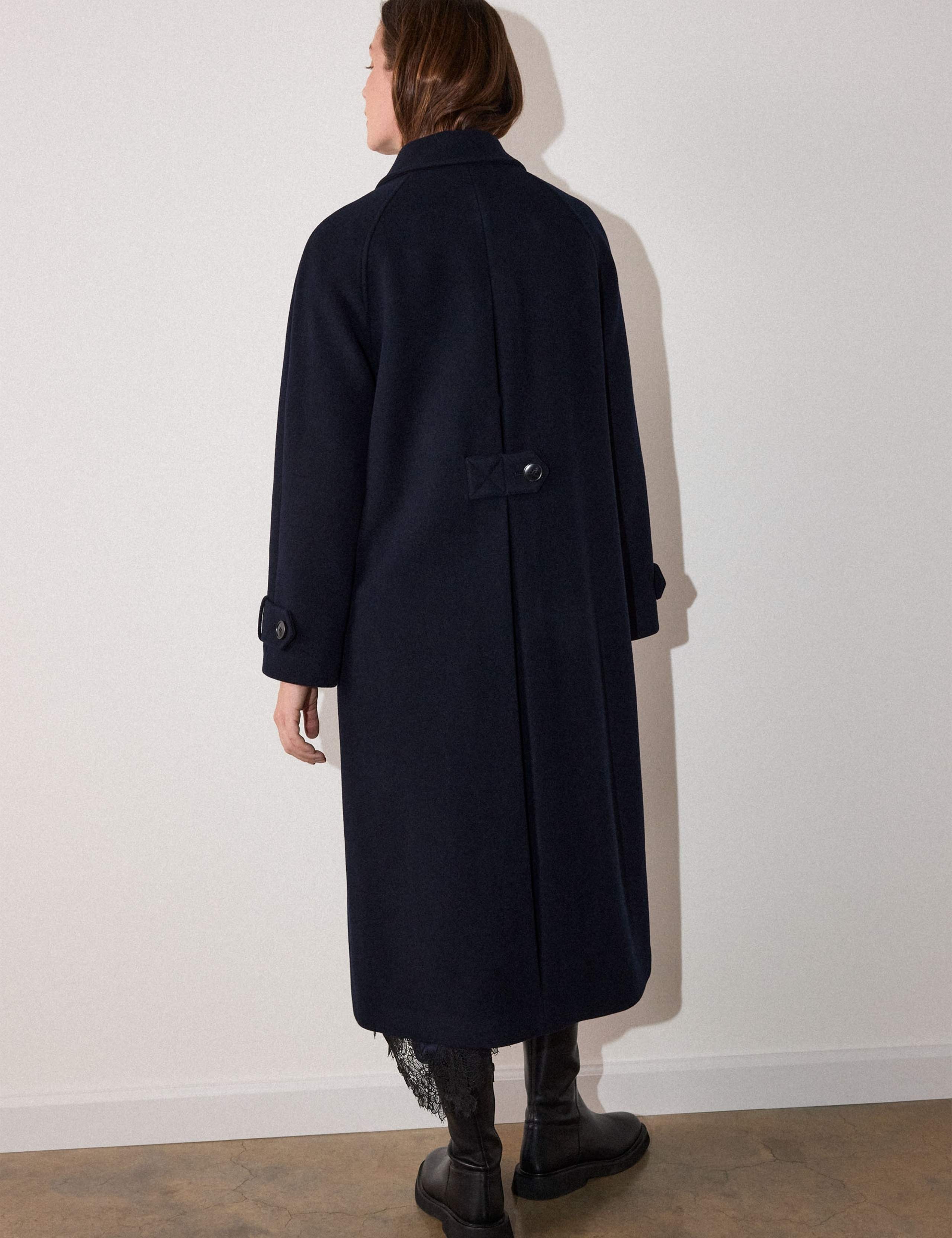Wool Rich Longline Car Coat 5 of 6