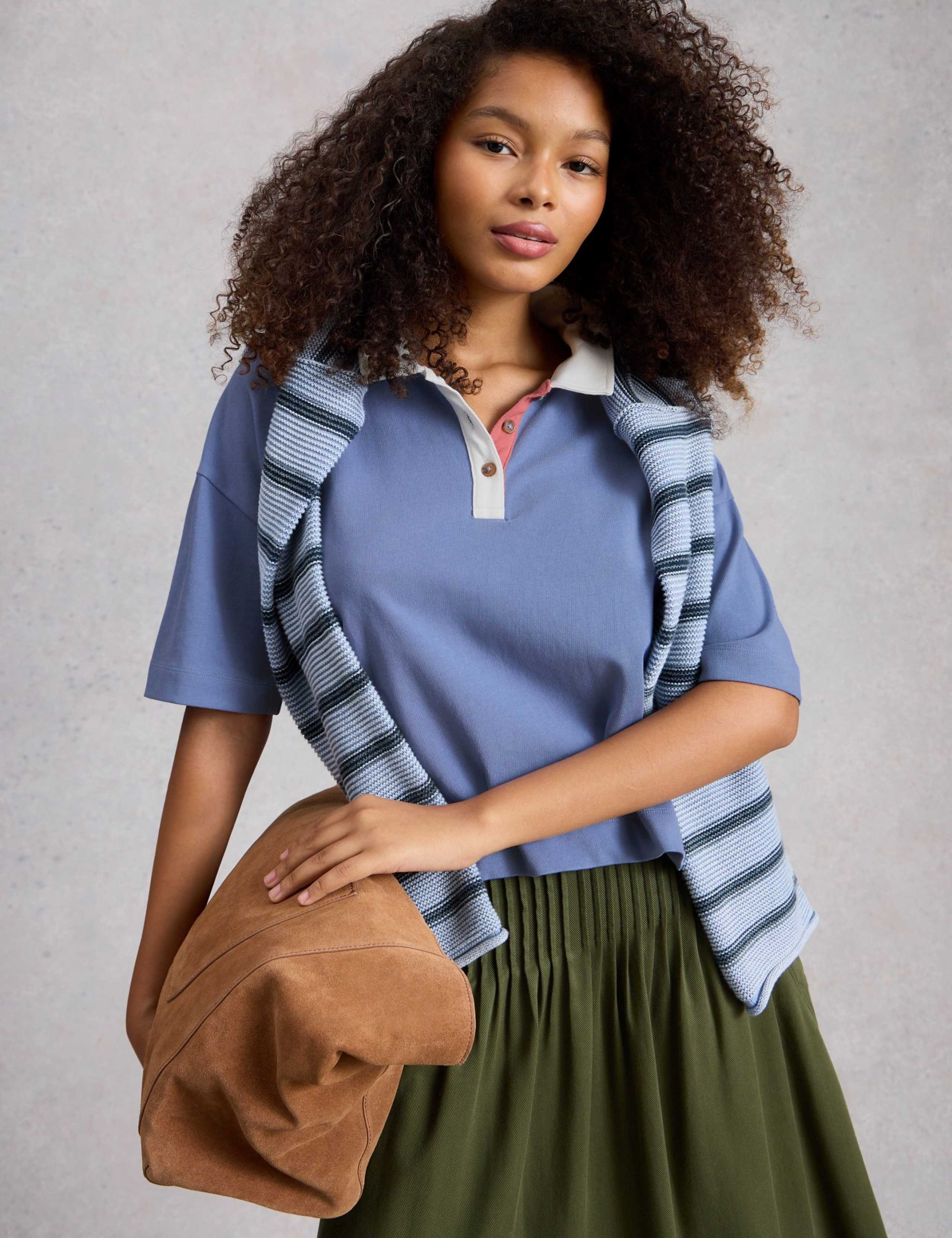 Pure Cotton Rugby Top 3 of 6