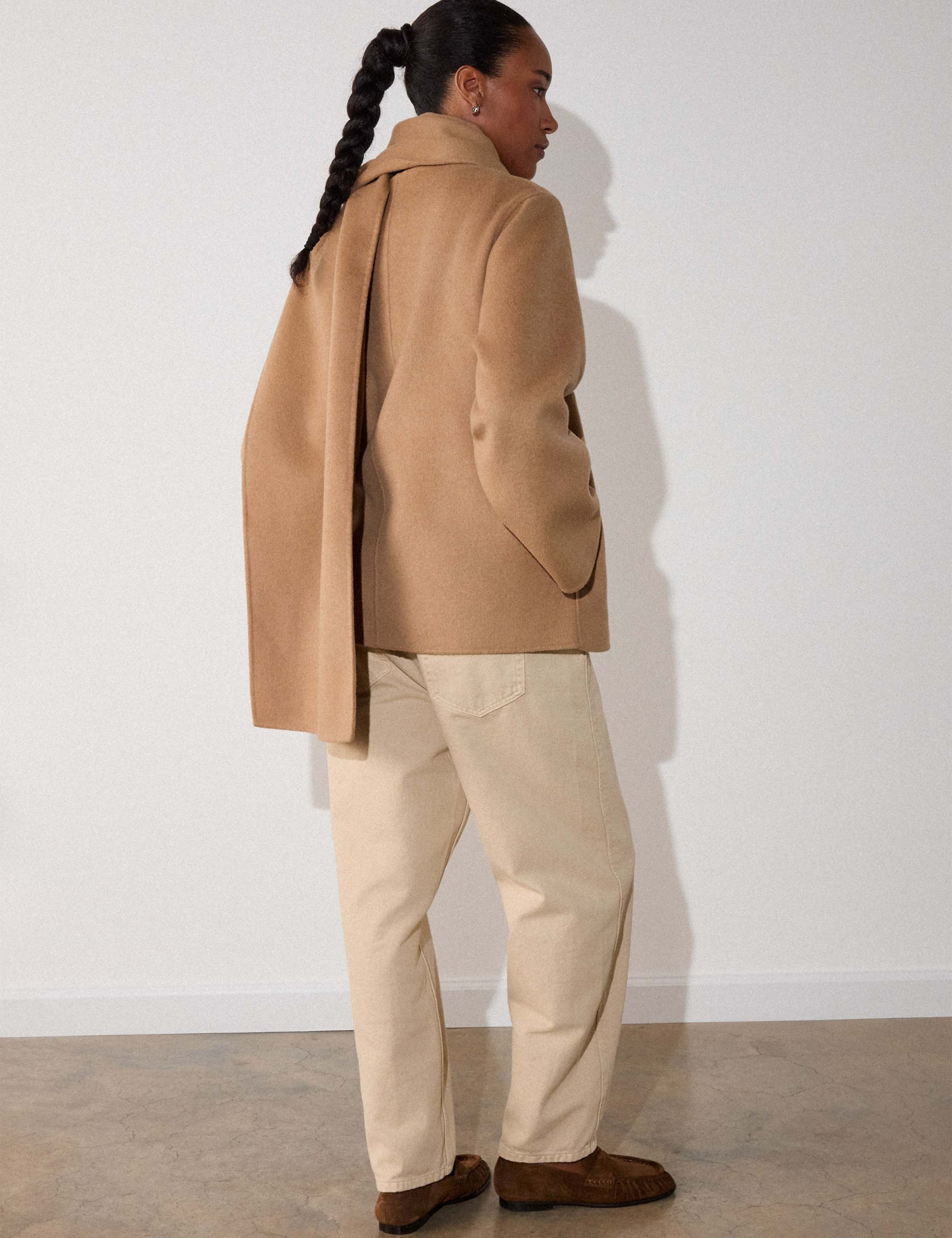 Double Faced Wool Trench Coat 4 of 7