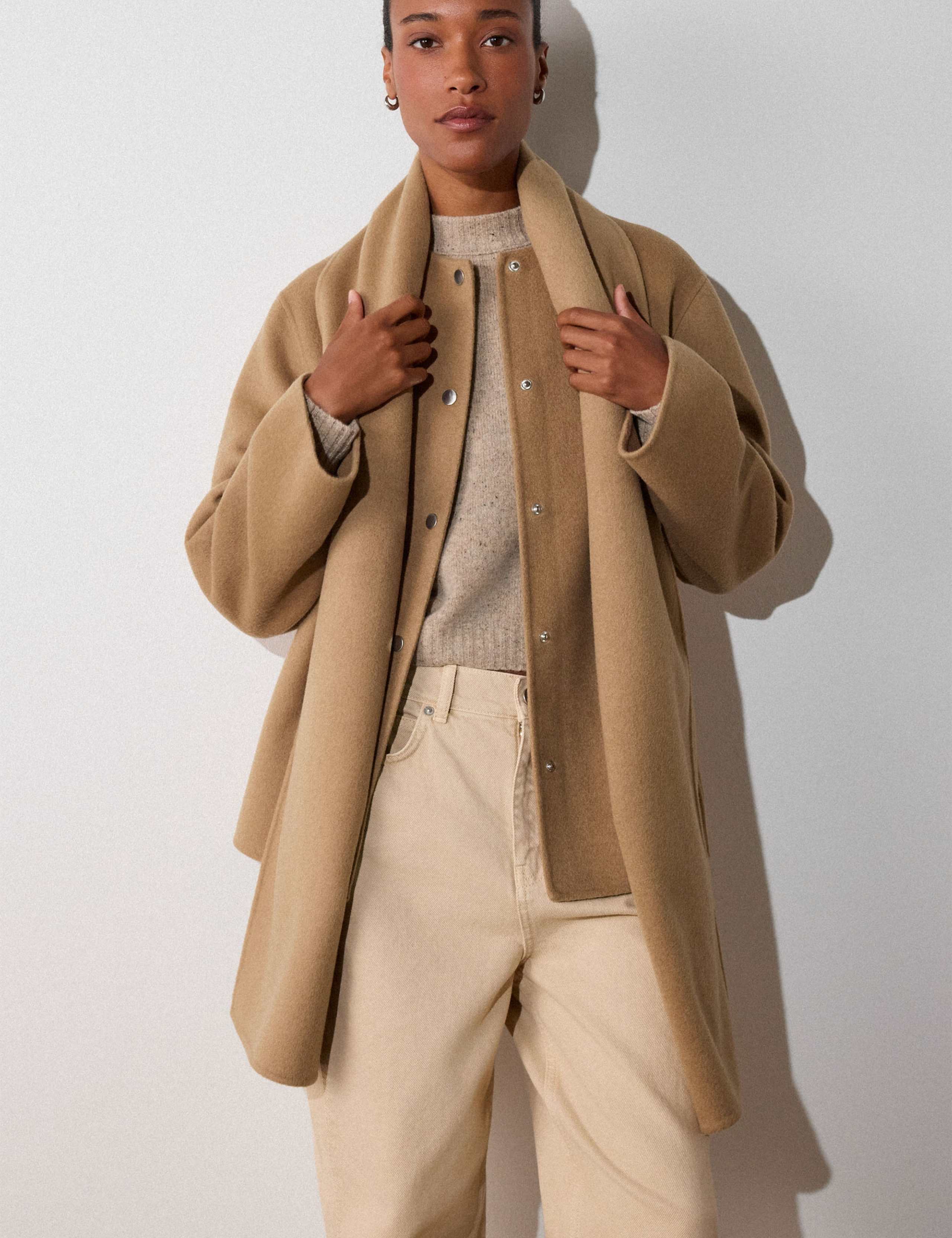Double Faced Wool Trench Coat 5 of 7