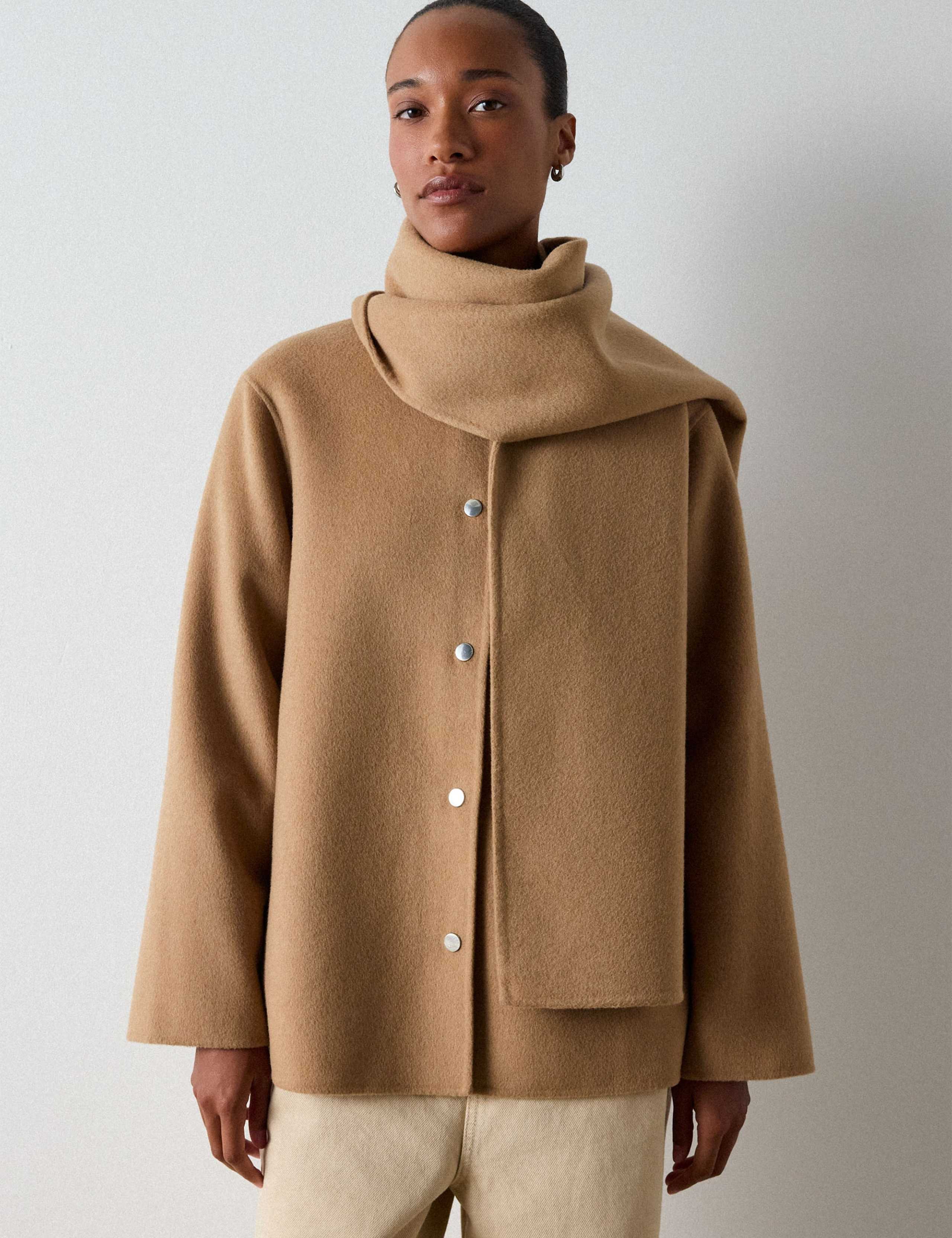 Double Faced Wool Trench Coat 6 of 7