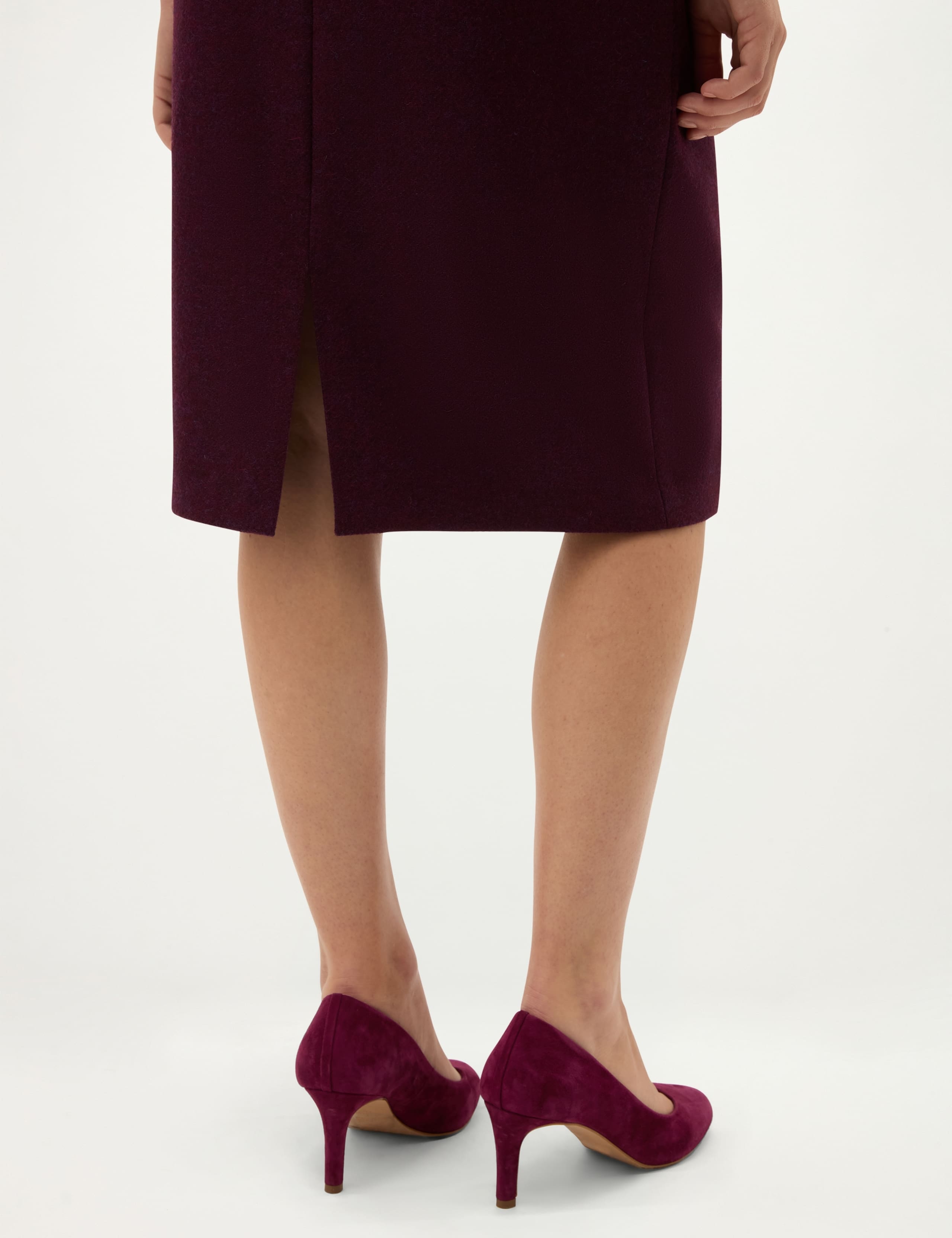 Pure Wool Knee Length Pencil Skirt 5 of 5
