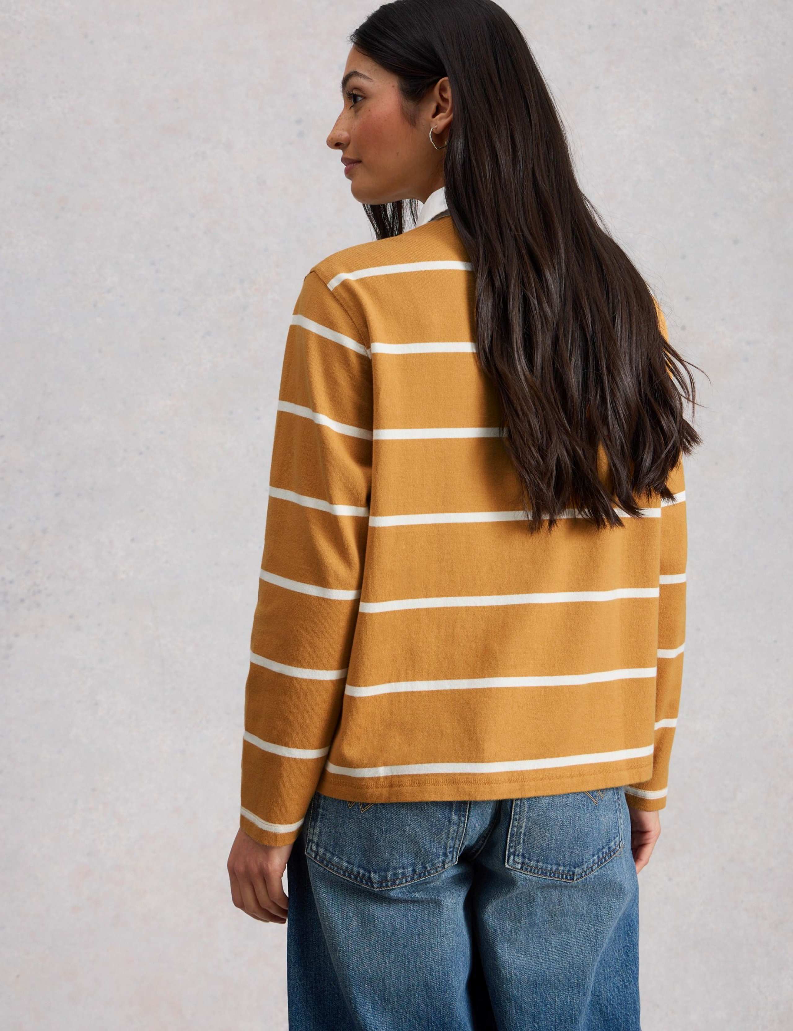 Pure Cotton Striped Rugby Top 4 of 5