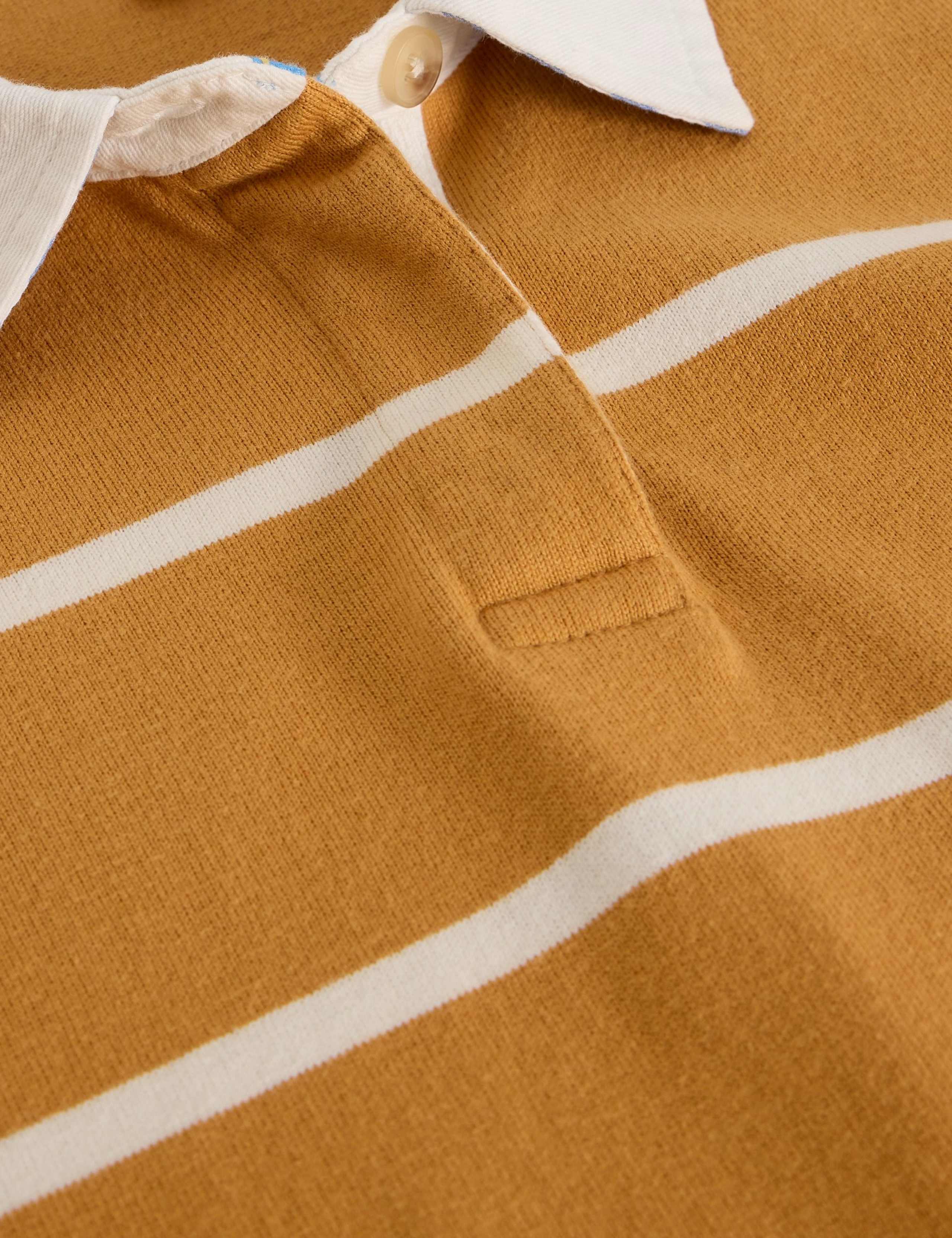 Pure Cotton Striped Rugby Top 5 of 5
