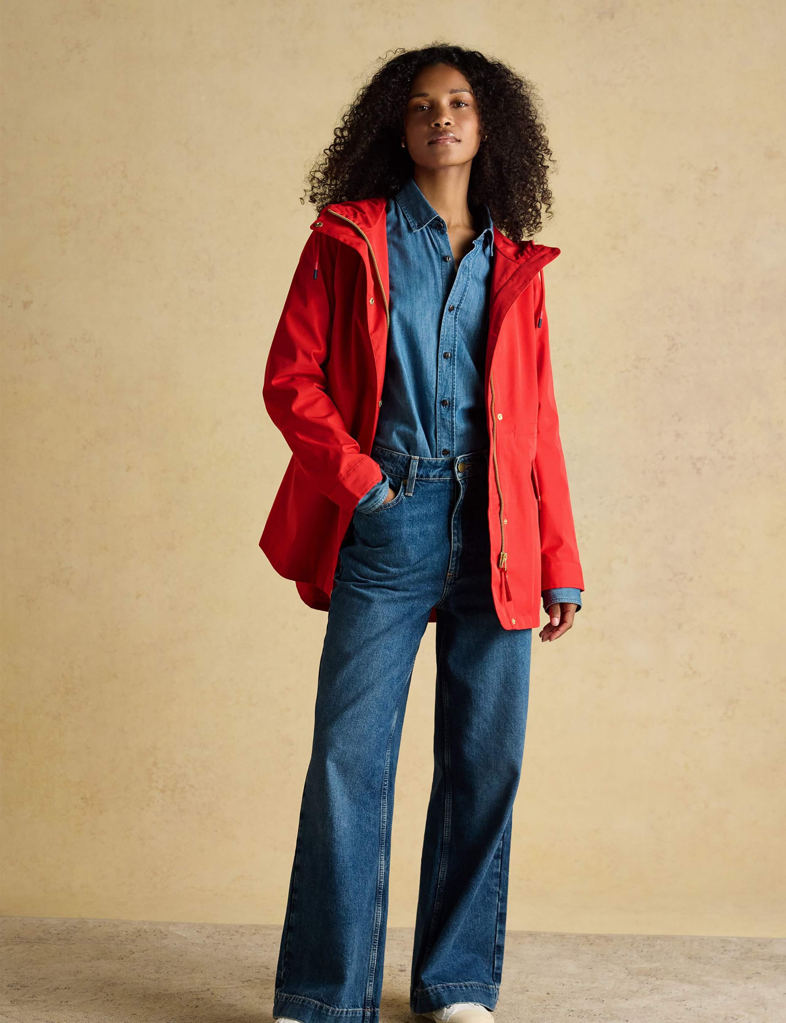 Cotton Rich Waterproof Hooded Raincoat 3 of 11