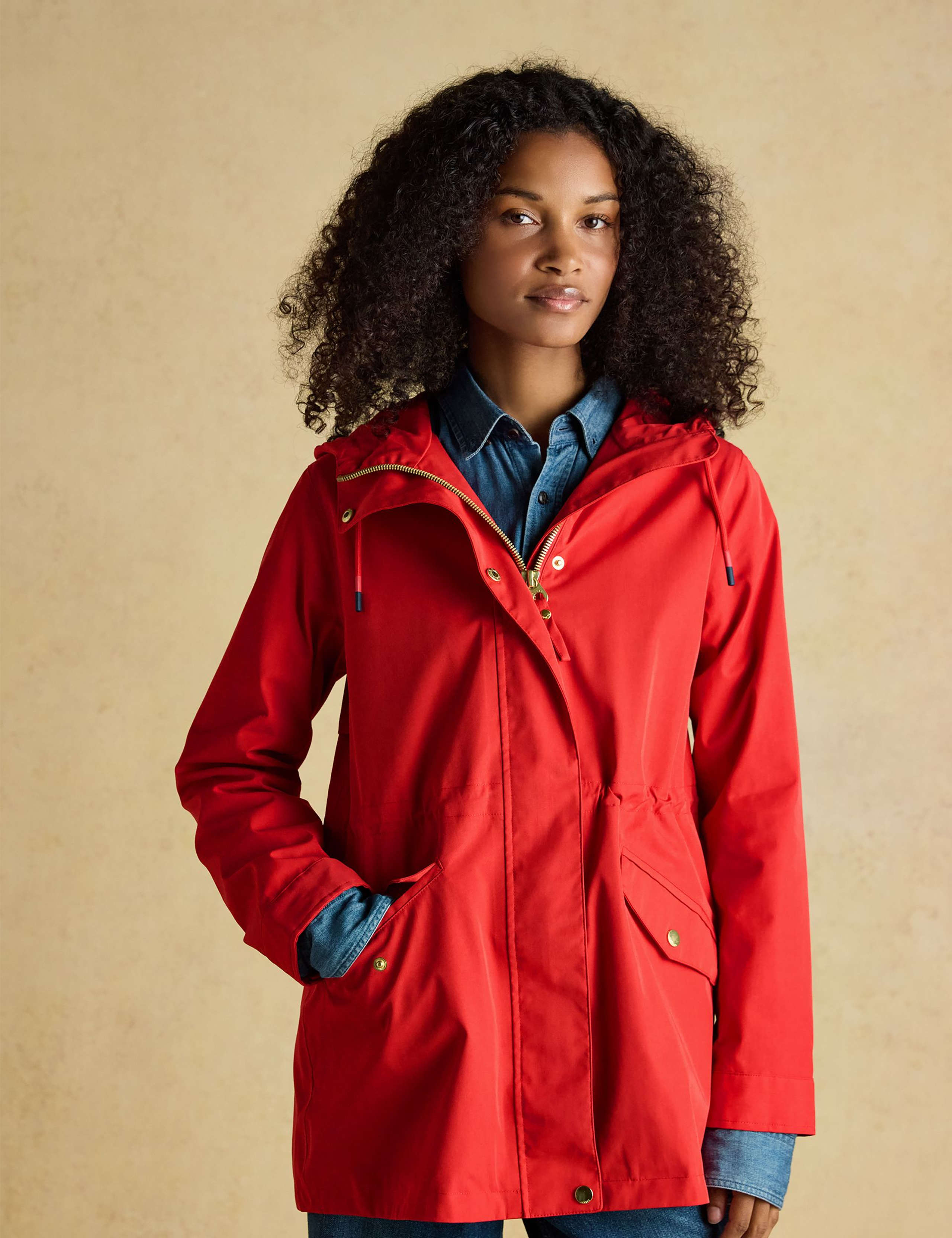 Cotton Rich Waterproof Hooded Raincoat 7 of 11