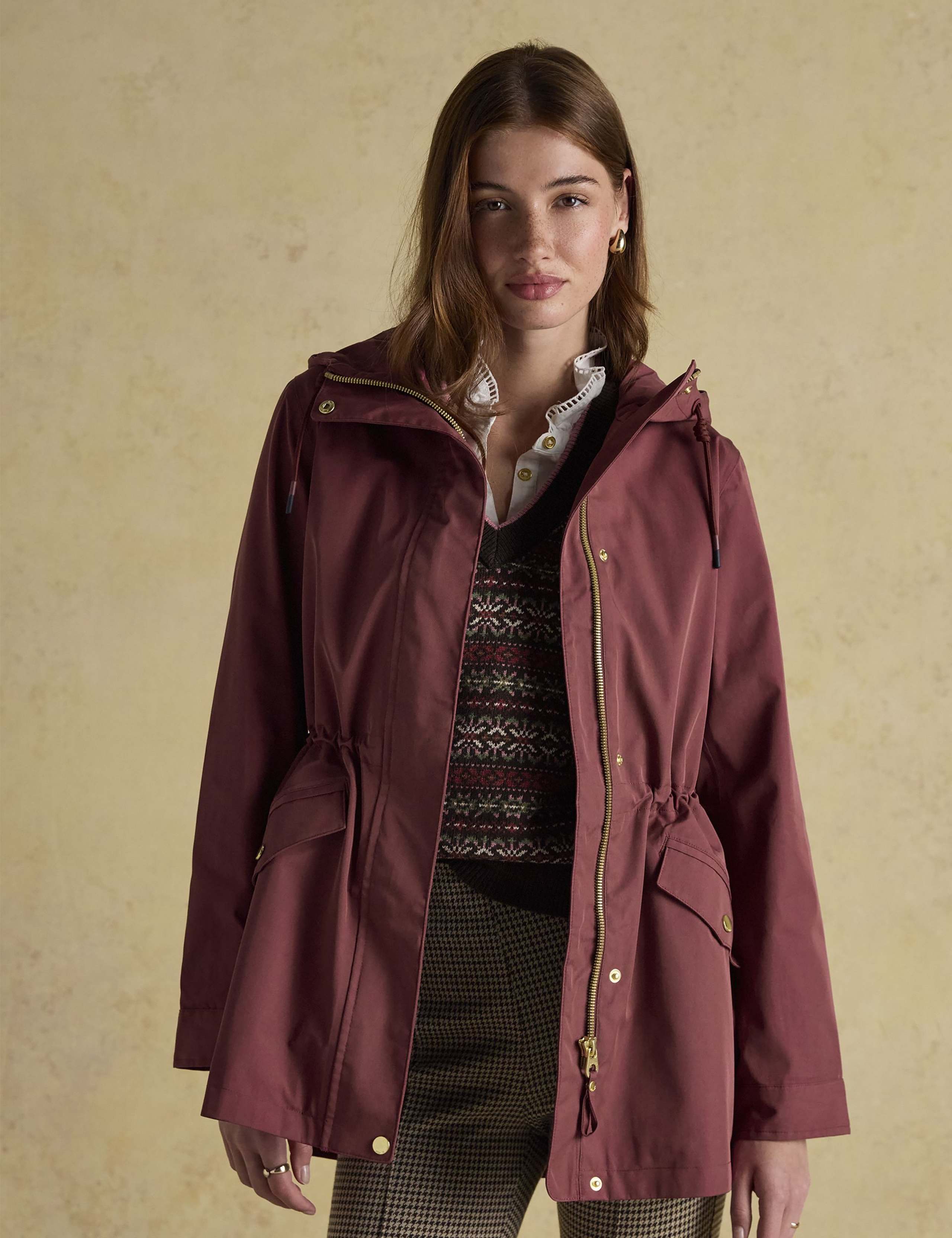 Cotton Rich Waterproof Hooded Raincoat 3 of 10