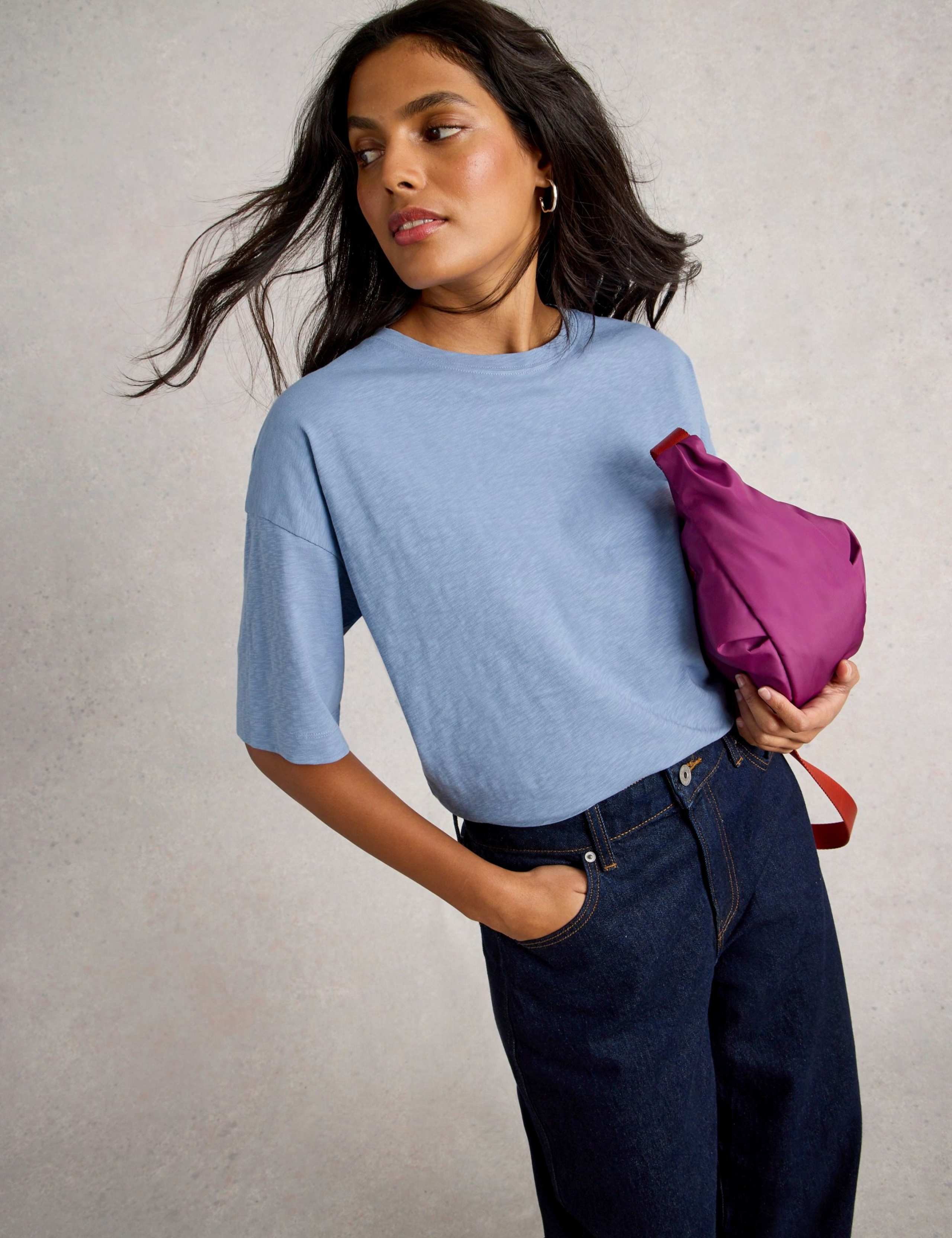 Pure Cotton Crew Neck T-Shirt 3 of 6