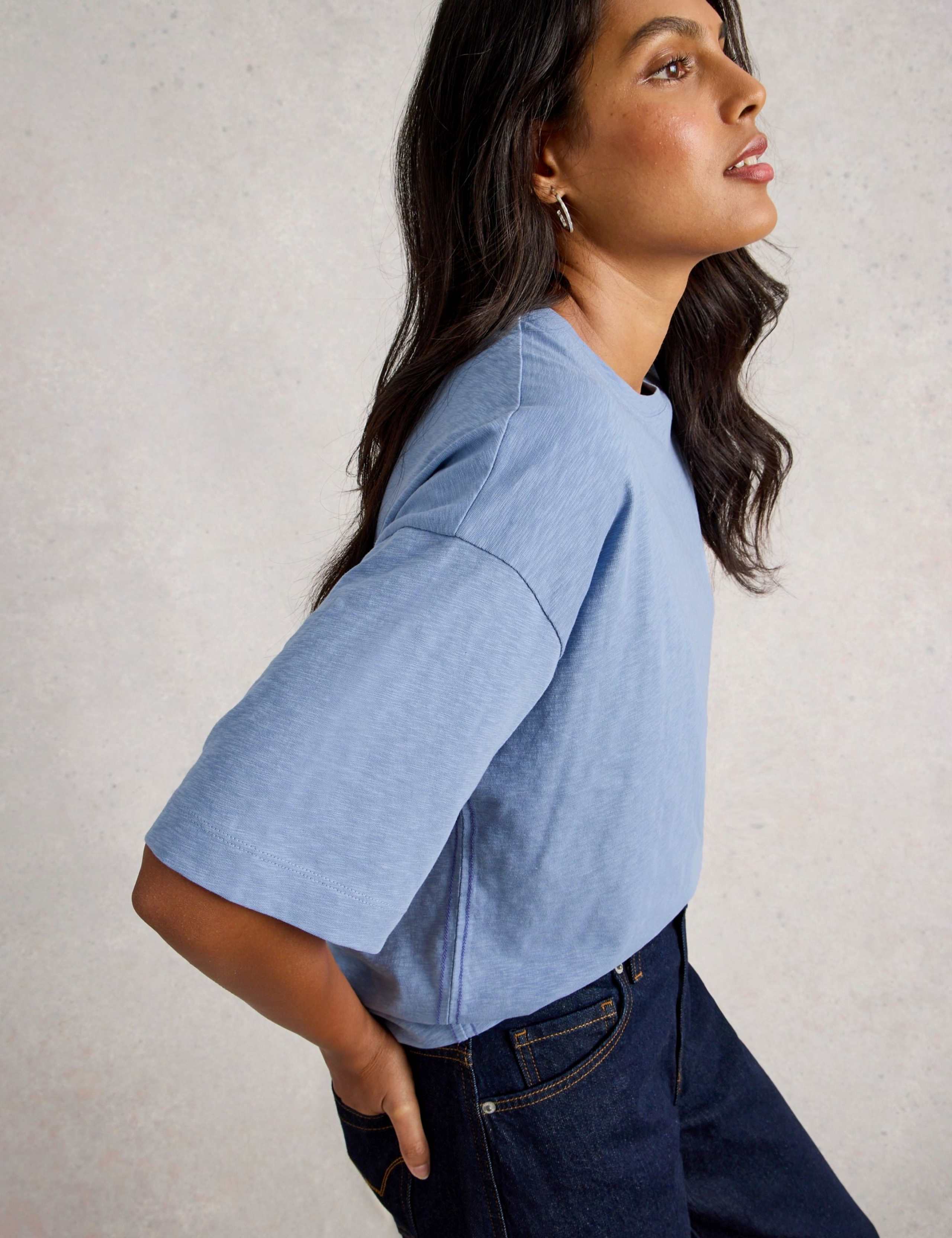 Pure Cotton Crew Neck T-Shirt 5 of 6