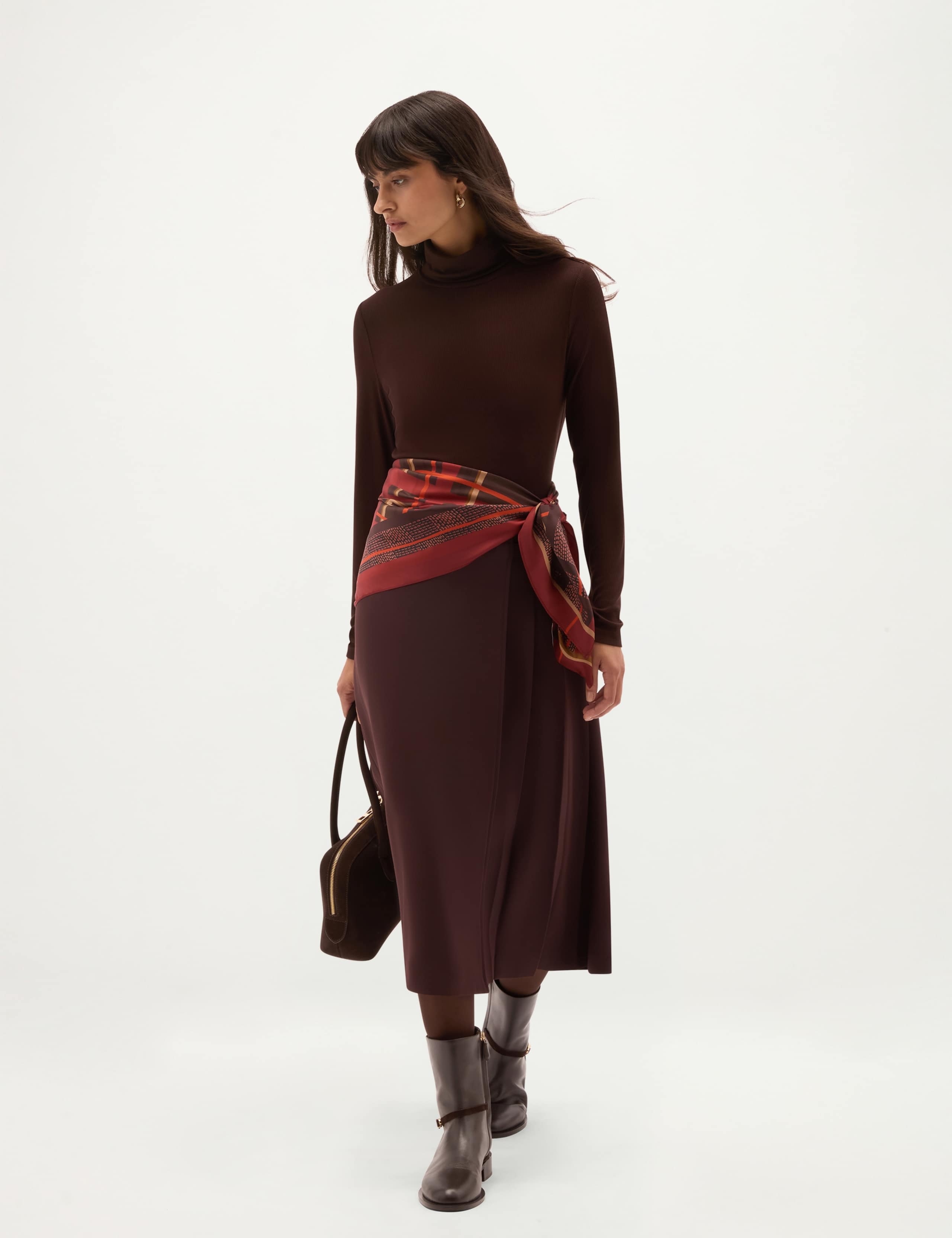 Ribbed Roll Neck Top 3 of 5