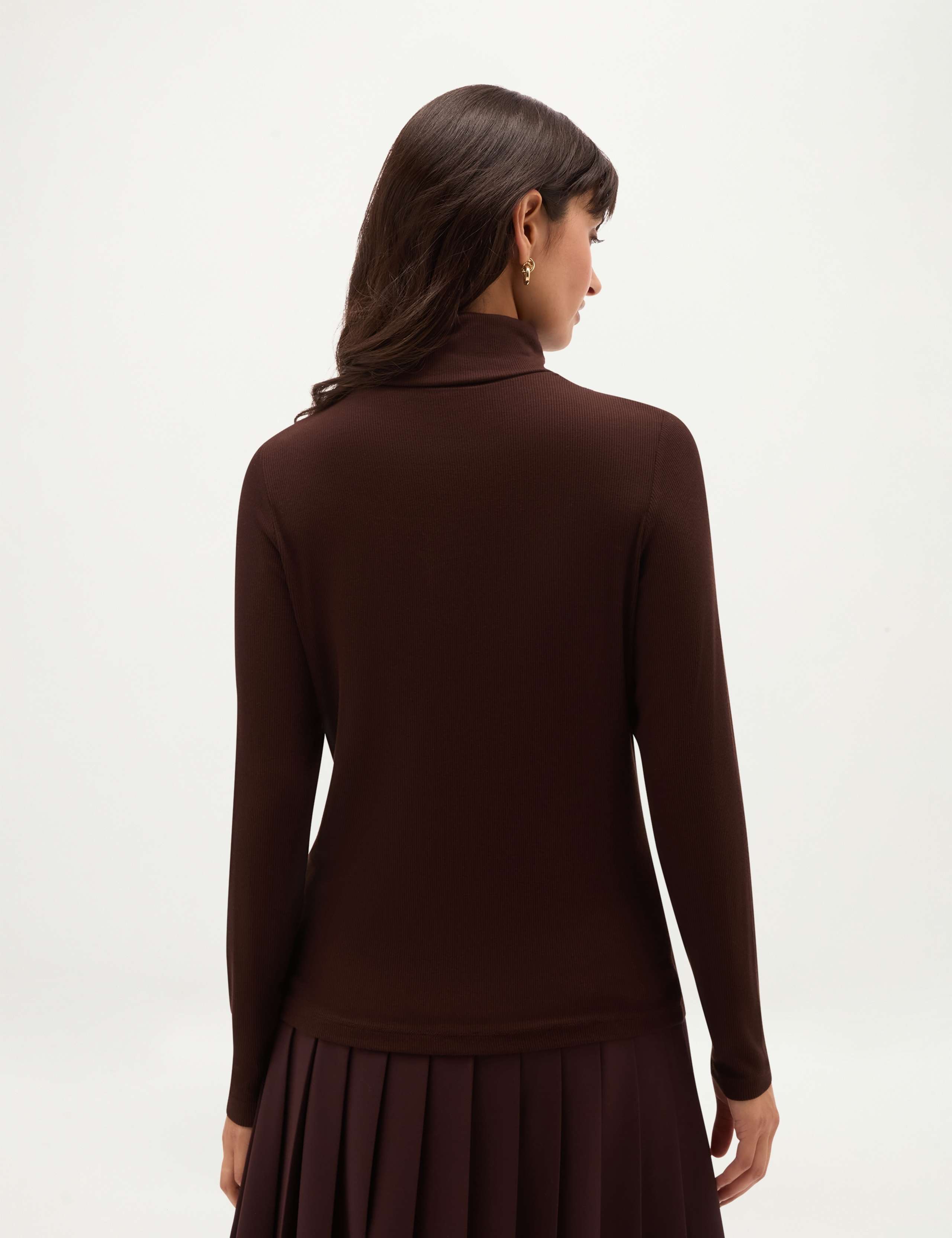 Ribbed Roll Neck Top 5 of 5