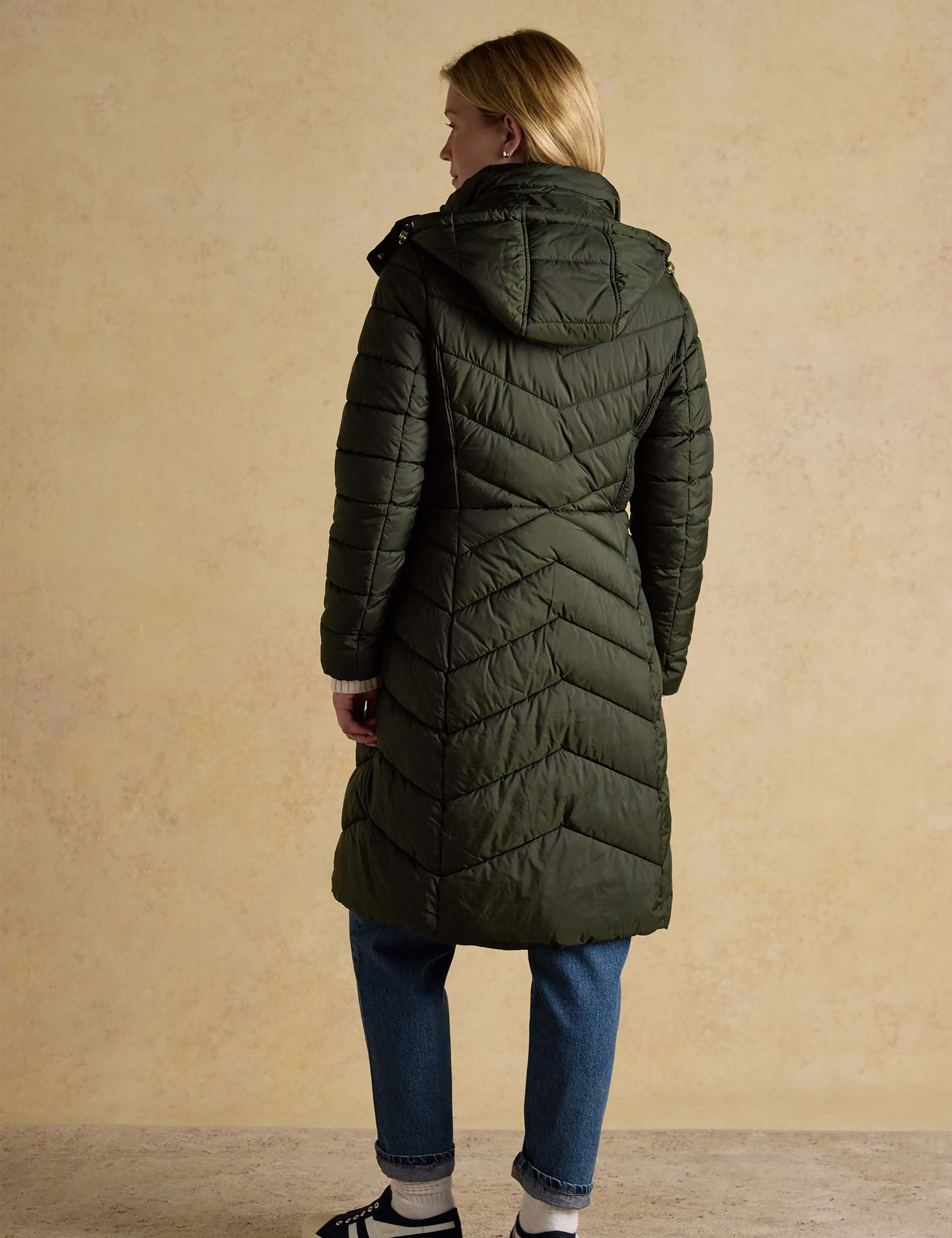 Textured Longline Puffer Coat 4 of 5