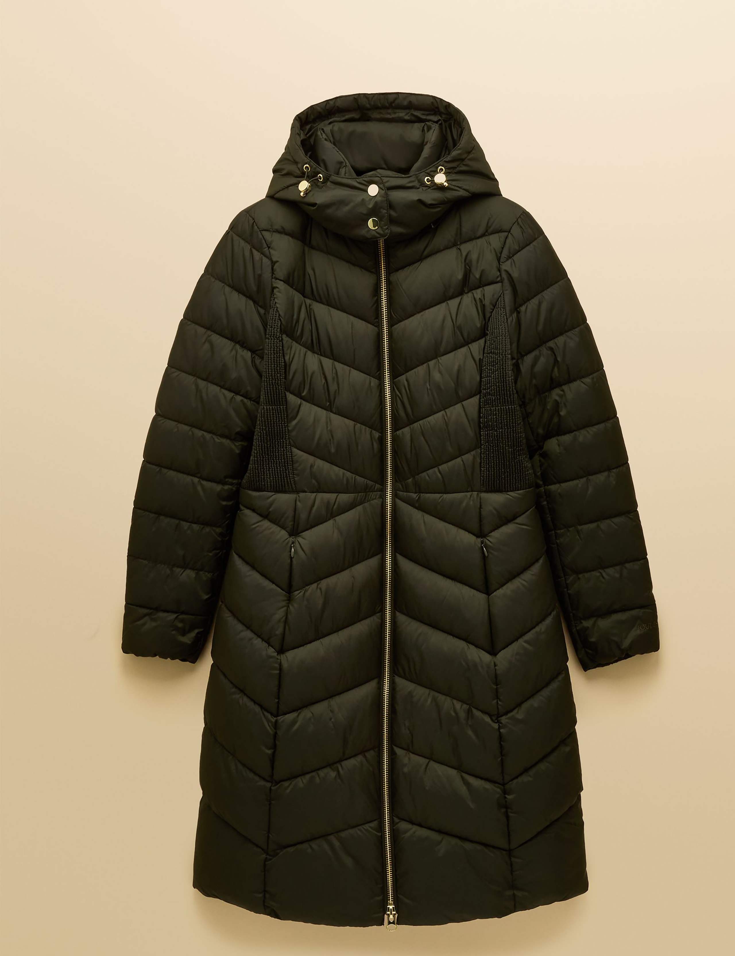 Textured Longline Puffer Coat 2 of 5