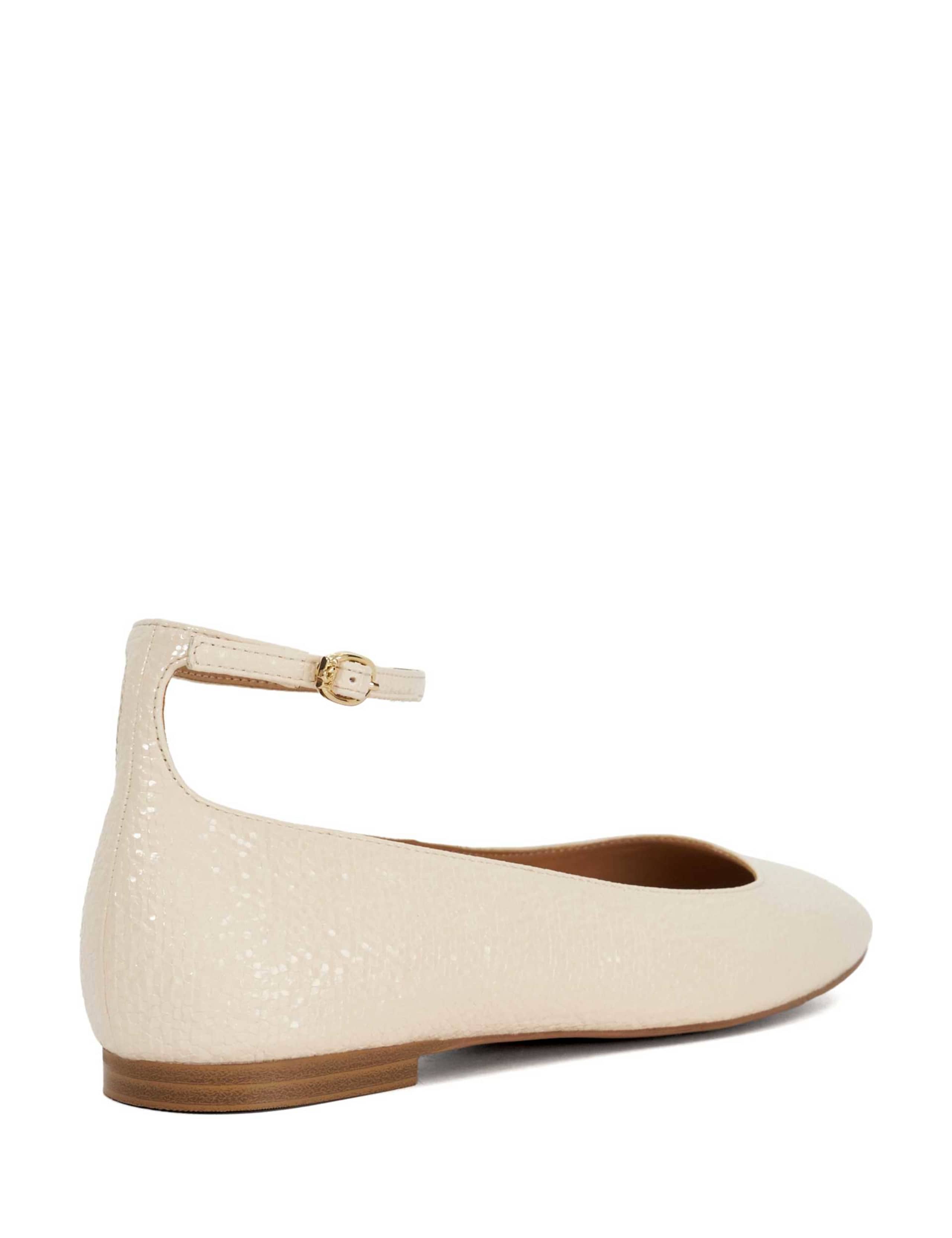 Ankle Strap Flat Pumps 4 of 5