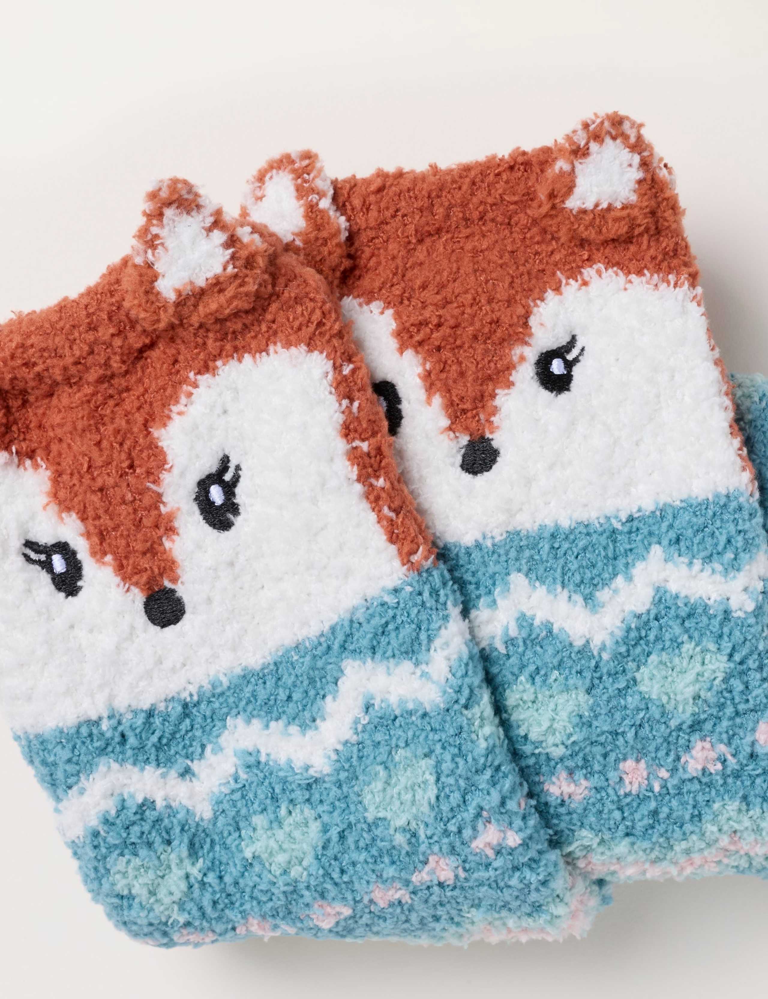 Fox Fluffy Socks 3 of 3