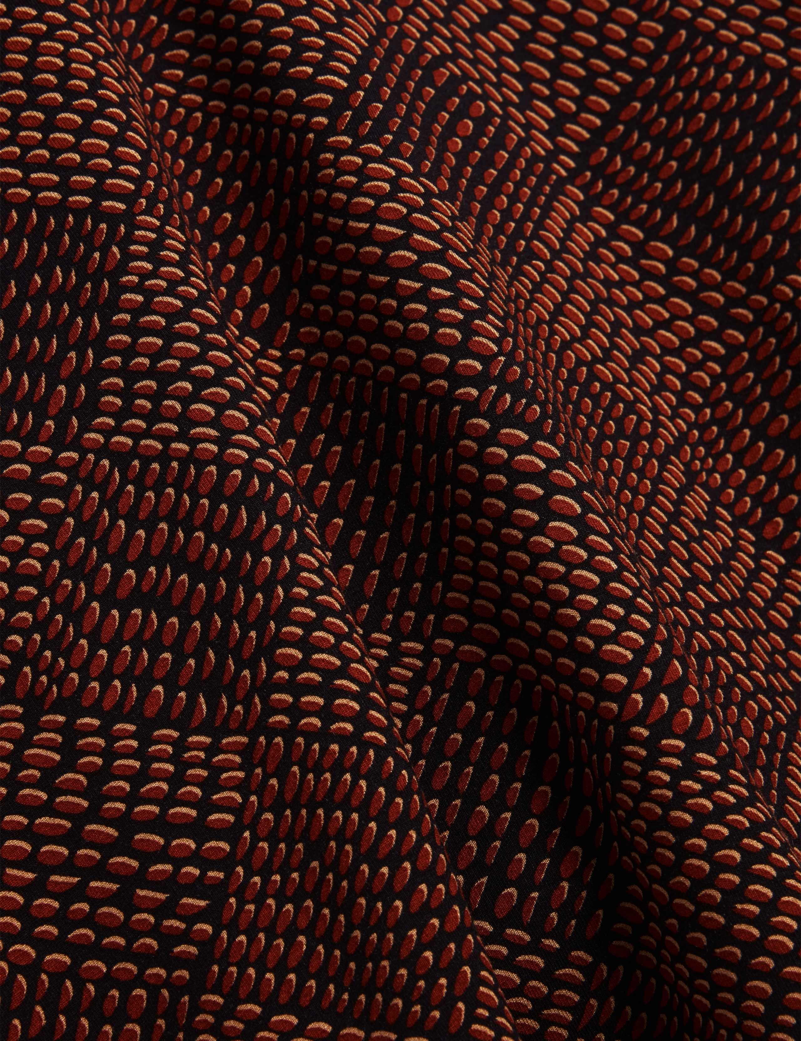 Printed Tie Neck Blouse 3 of 6