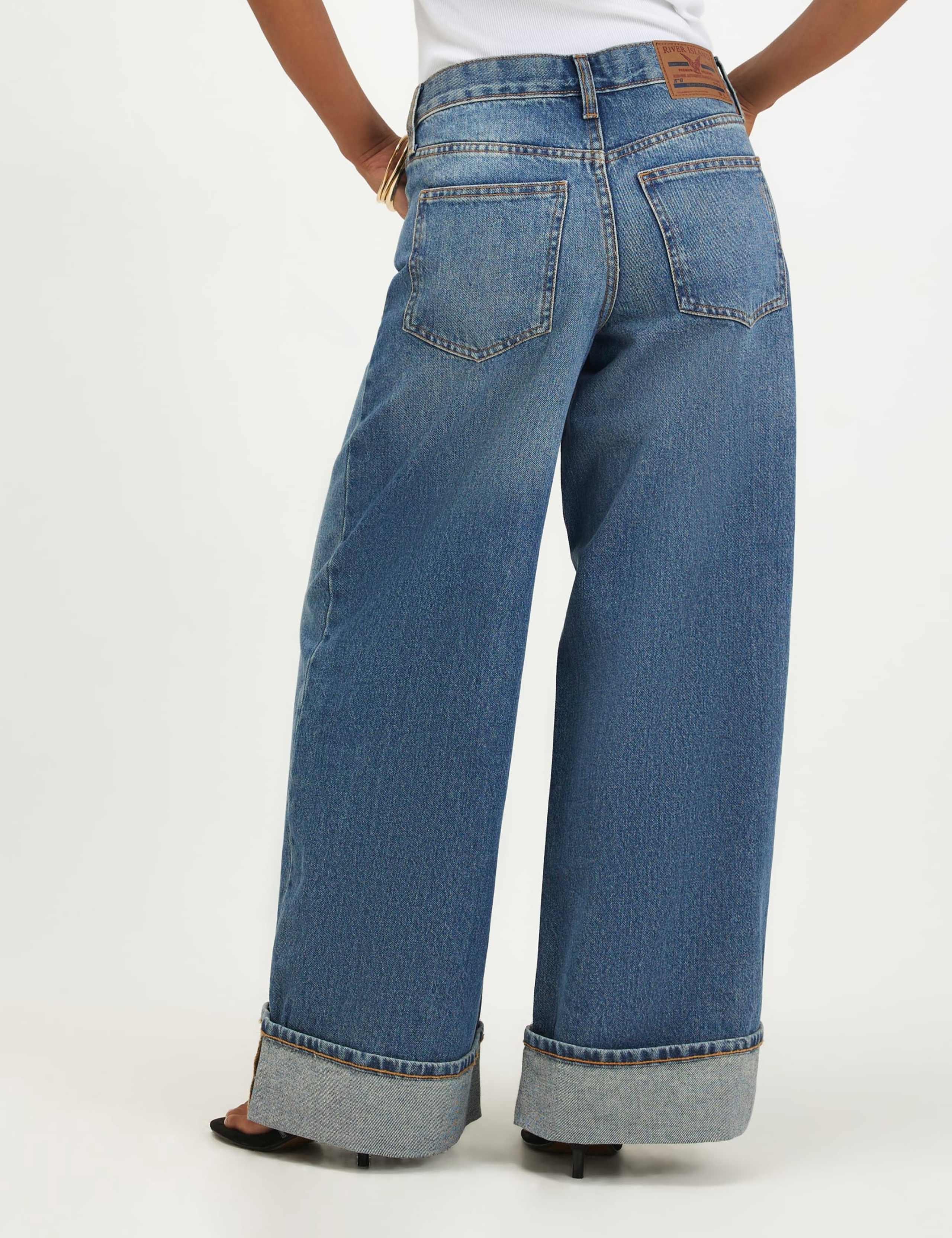 Turn Up Hem Wide Leg Jean 3 of 6