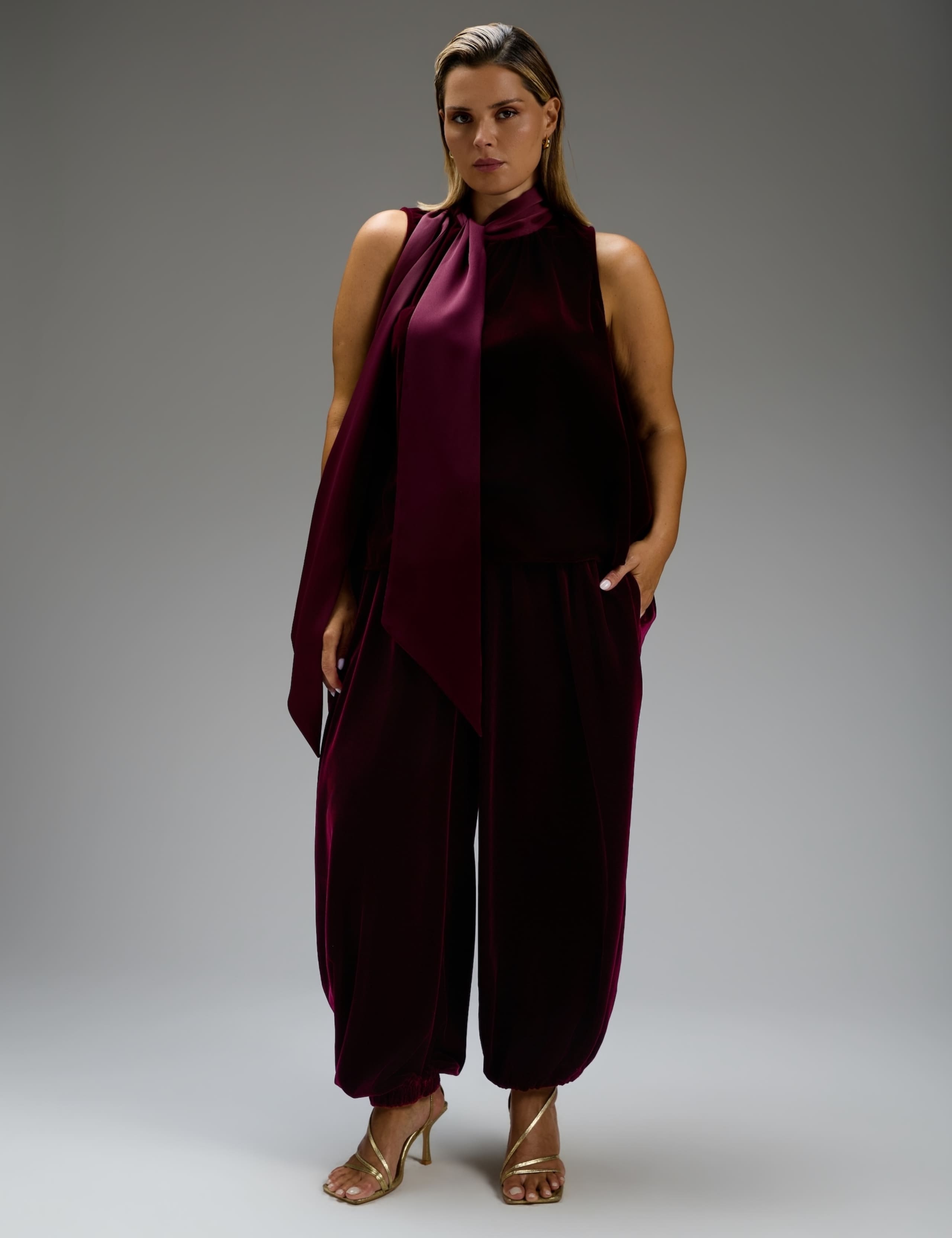 Velvet Balloon Trousers 1 of 6