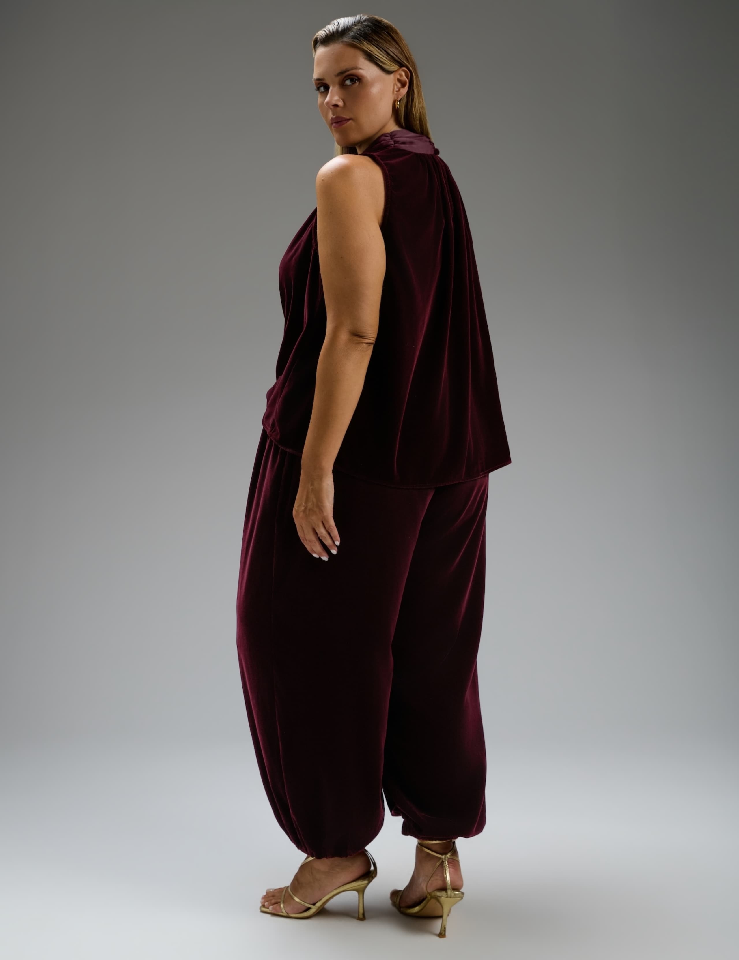 Velvet Balloon Trousers 2 of 6