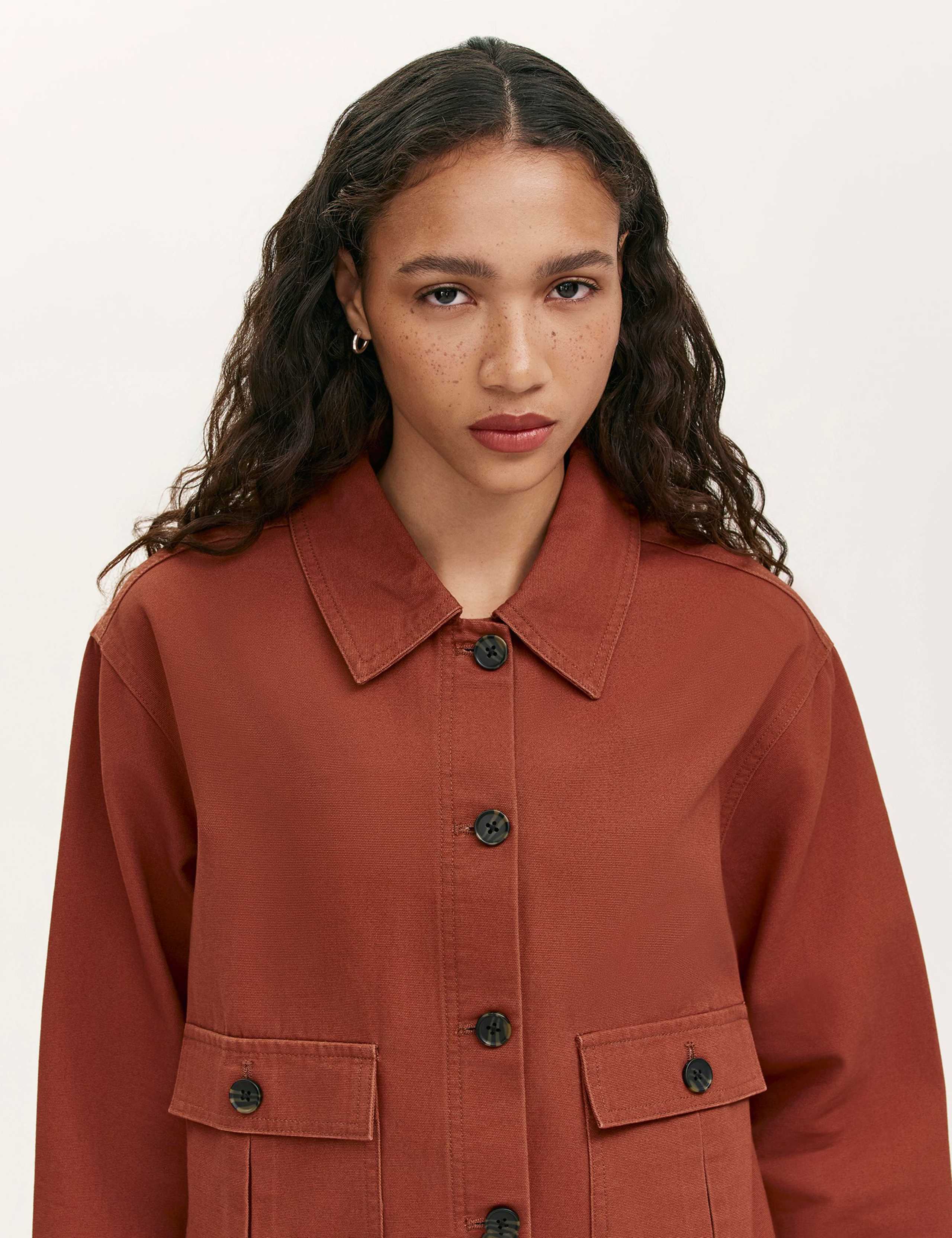 Canvas Collared Utility Jacket 4 of 4