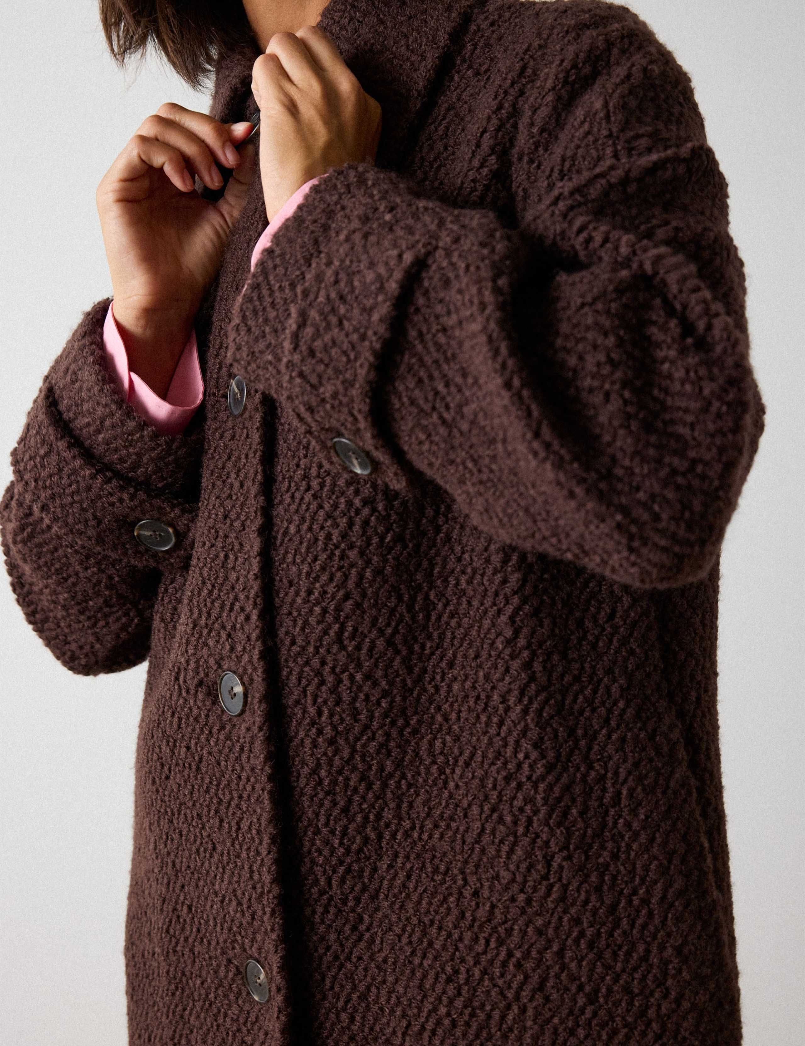 Boucle Wool Coat 4 of 6