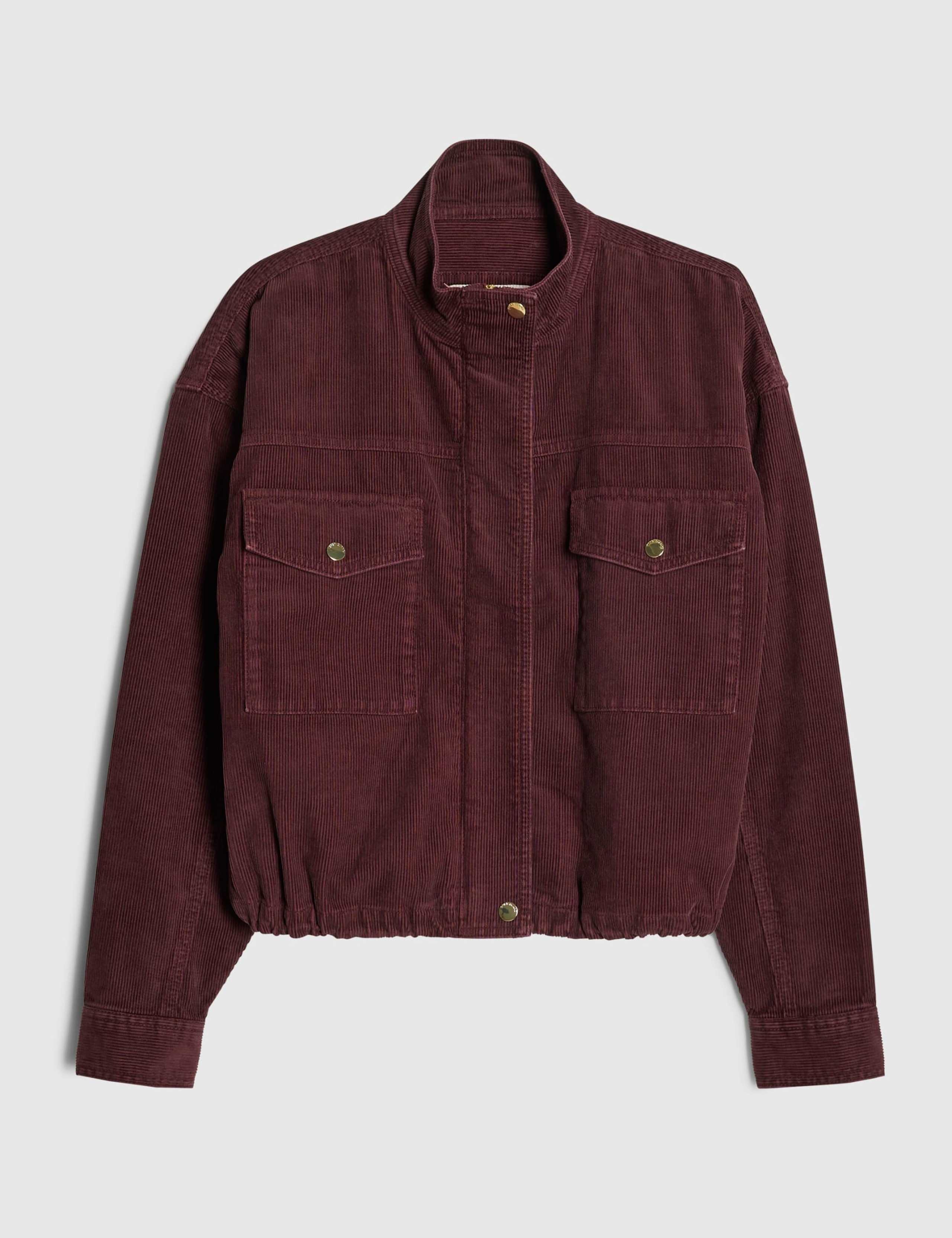 Pure Cotton Funnel Neck Utility Jacket 5 of 6