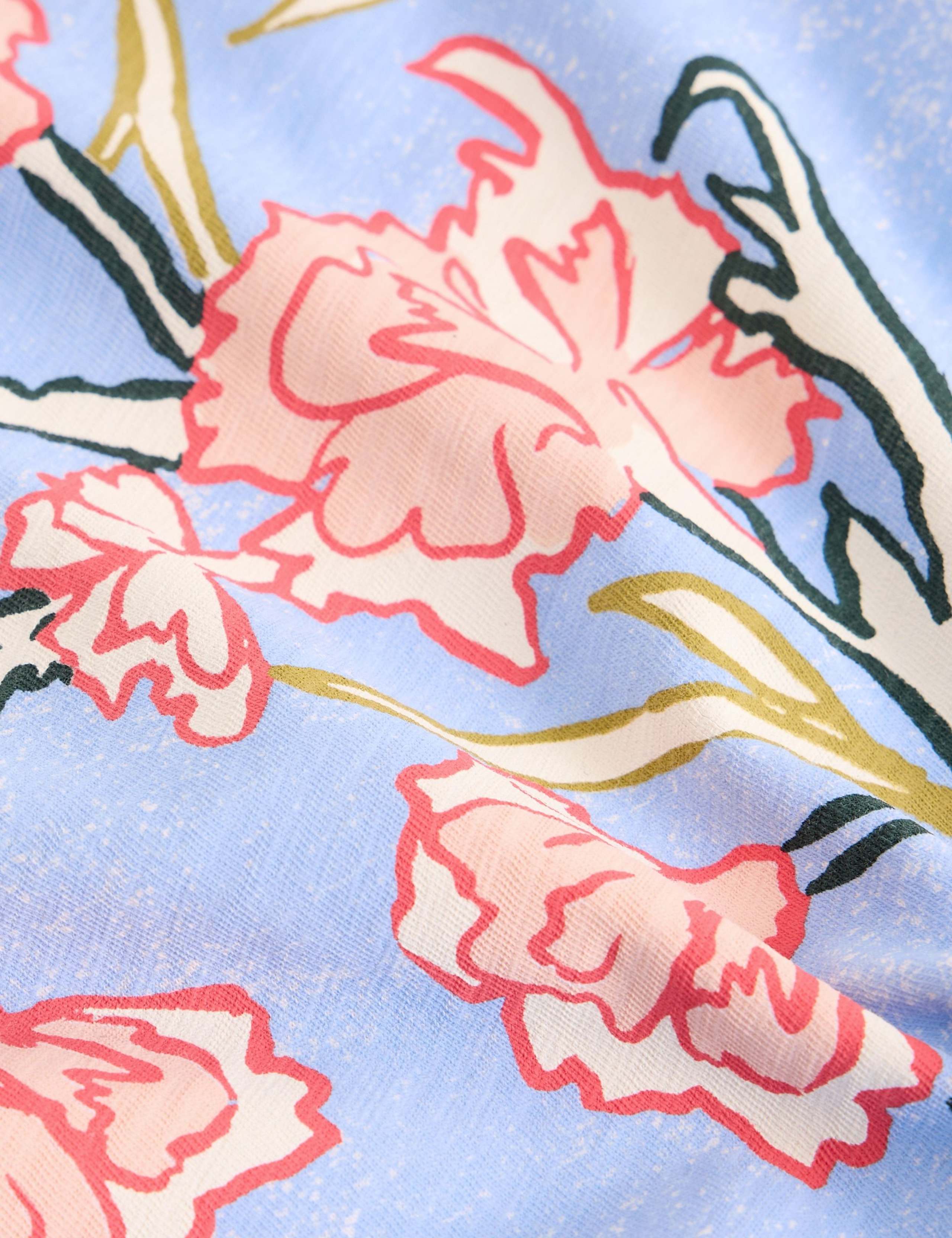 Pure Cotton Flower Graphic T-Shirt 6 of 6