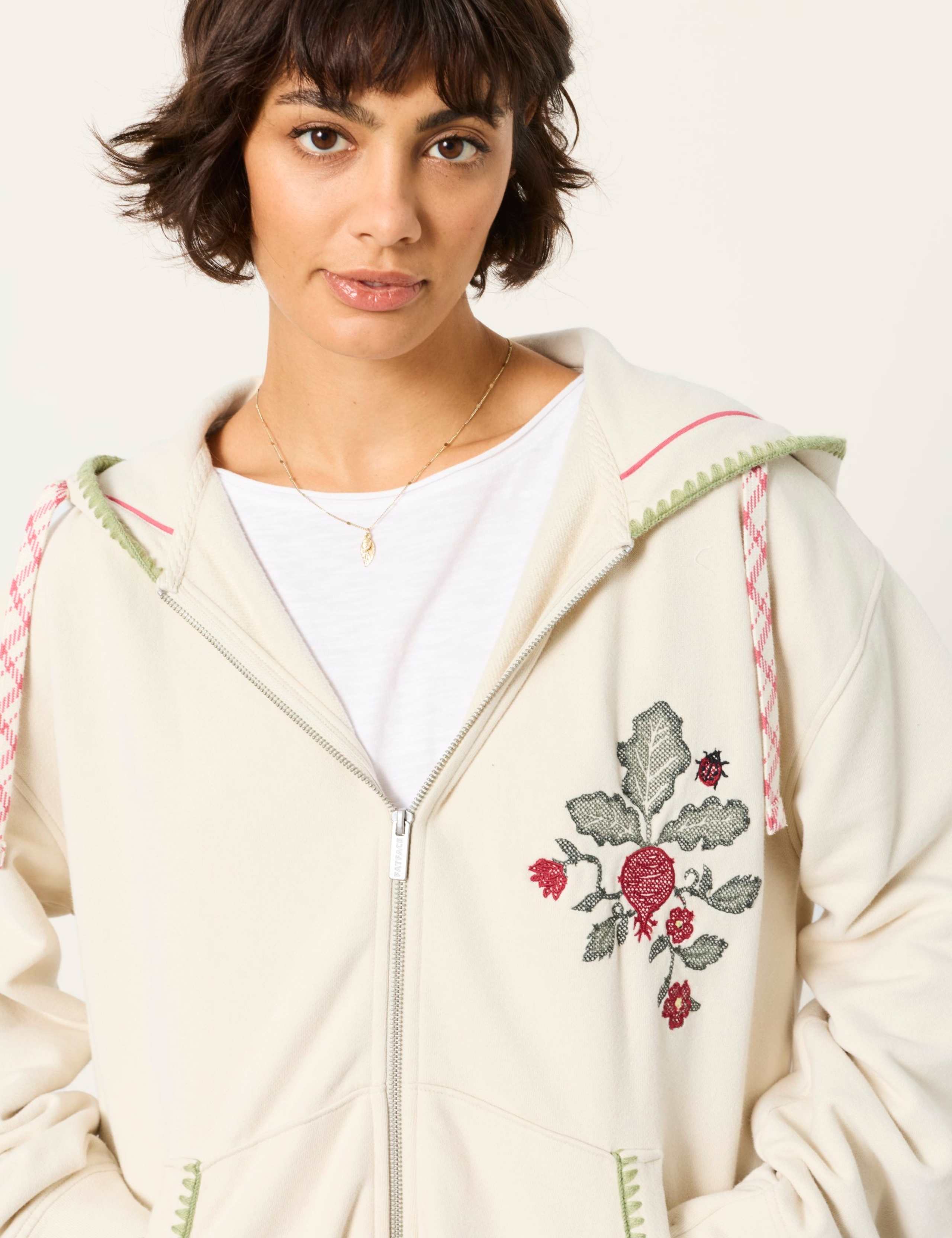 Pure Cotton Regular Fit Zip Up Hoodie 7 of 9