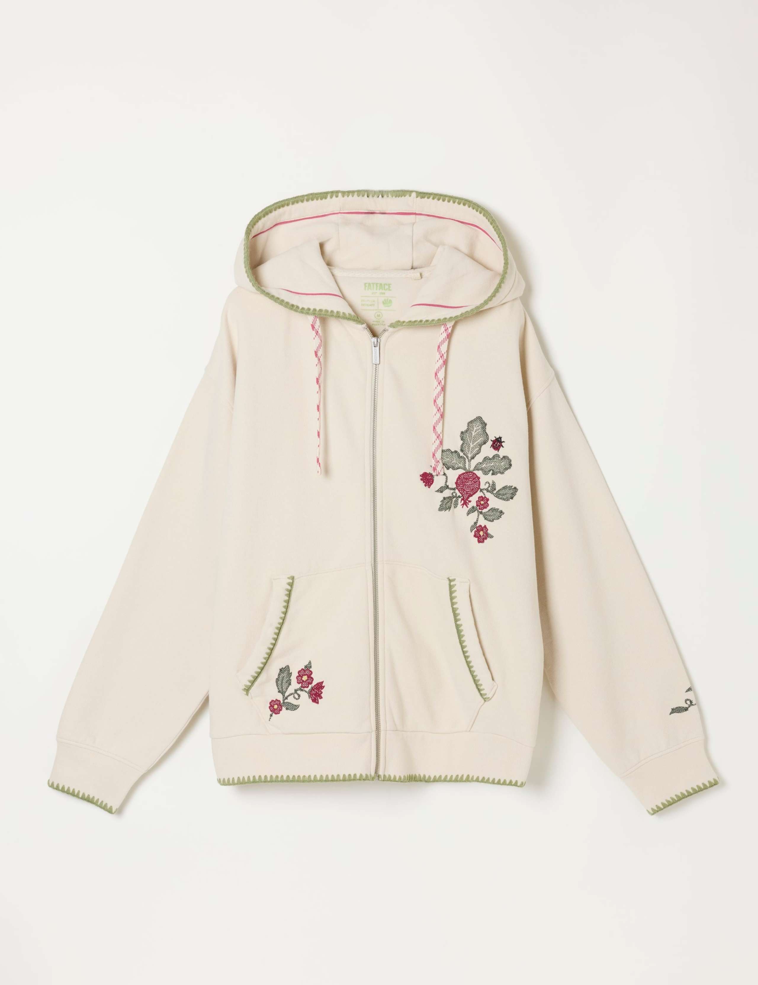 Pure Cotton Regular Fit Zip Up Hoodie 2 of 9