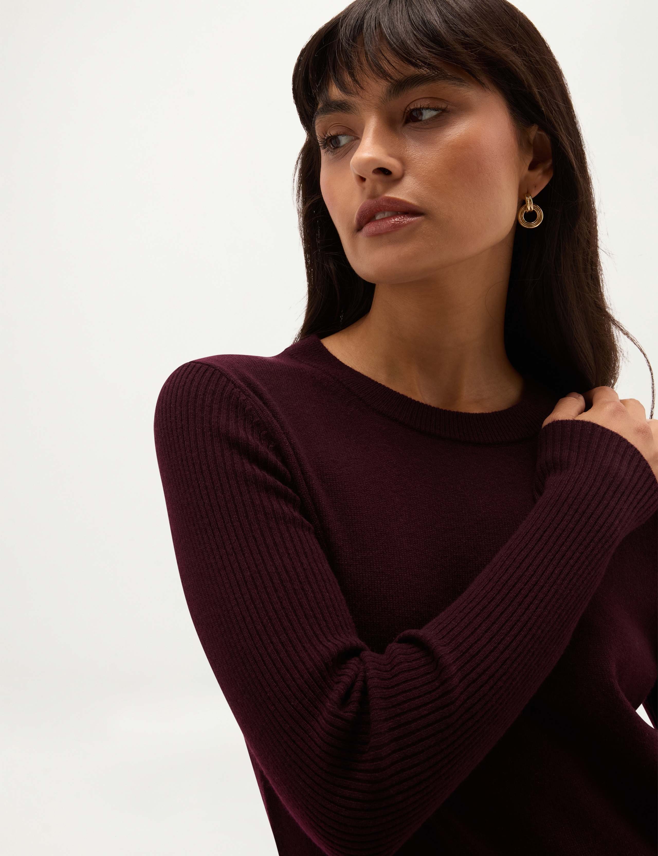 Merino Wool Rich Jumper with Cashmere 3 of 6