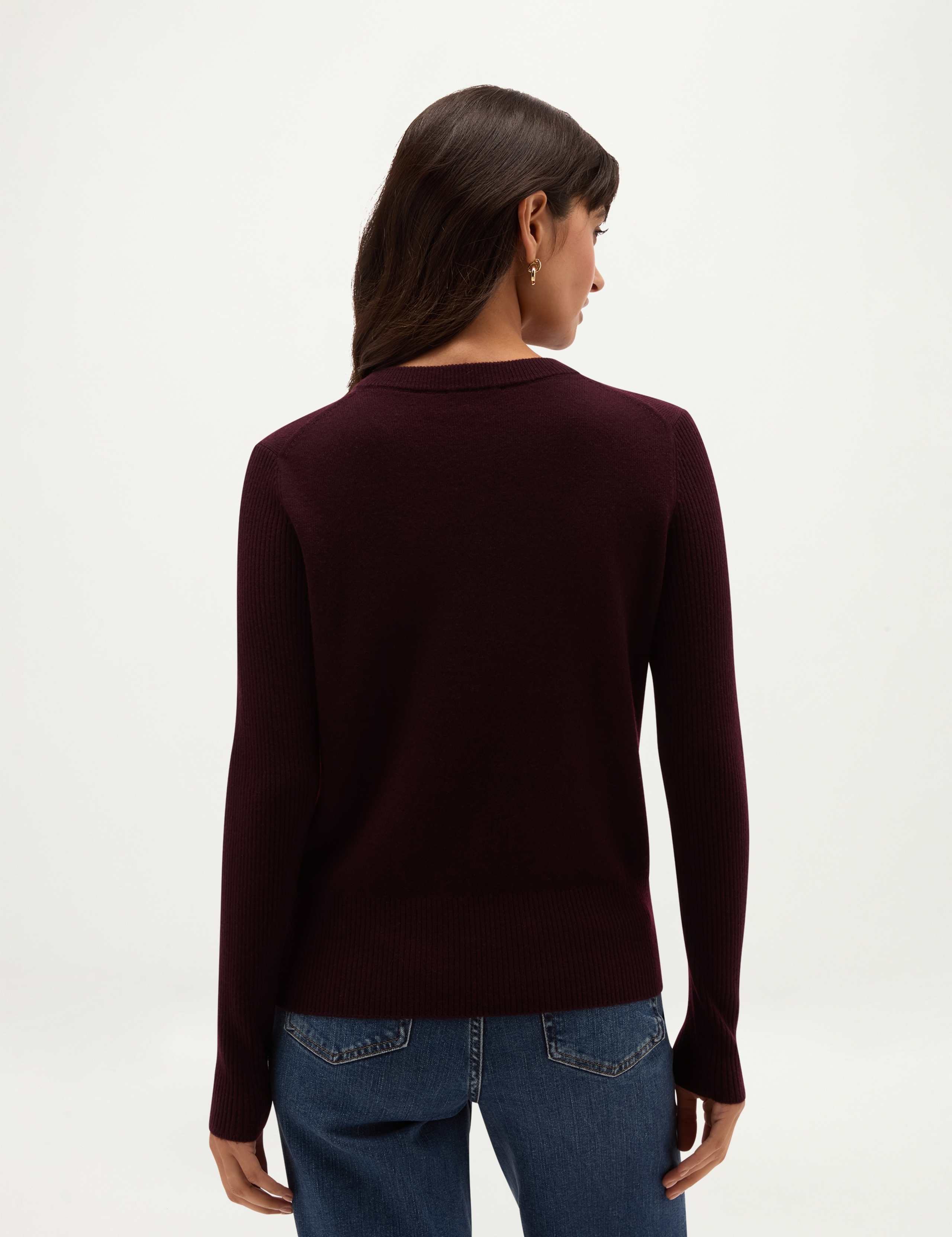 Merino Wool Rich Jumper with Cashmere 4 of 6