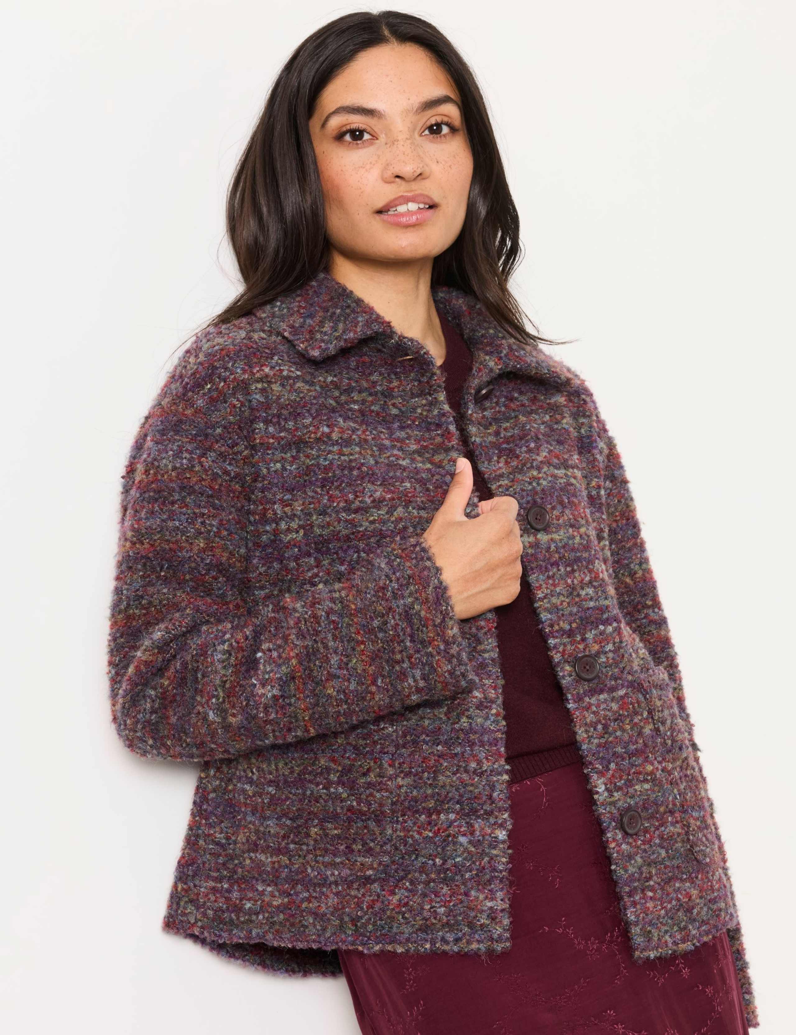 Boucle Short Tailored Jacket 1 of 6