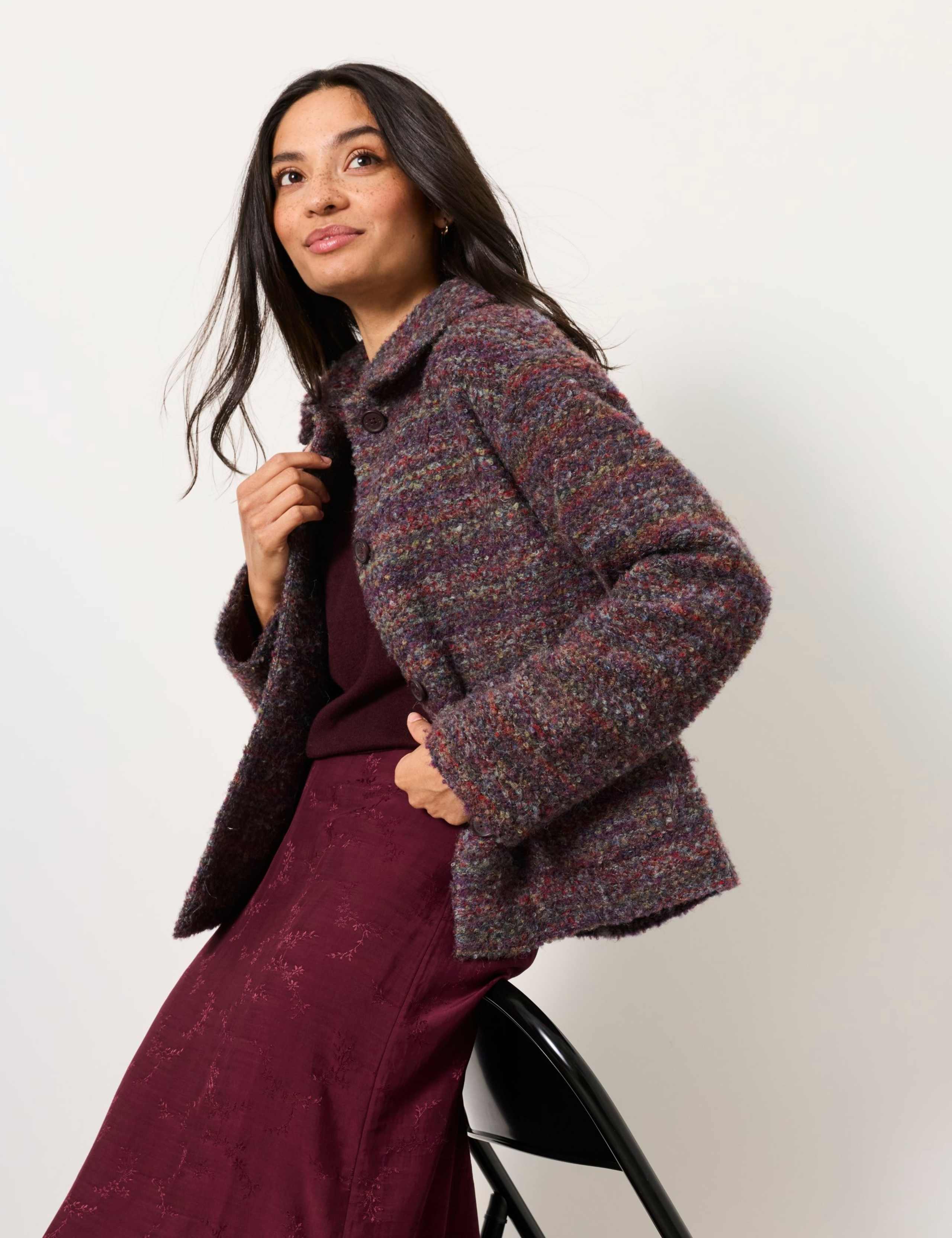 Boucle Short Tailored Jacket 5 of 6