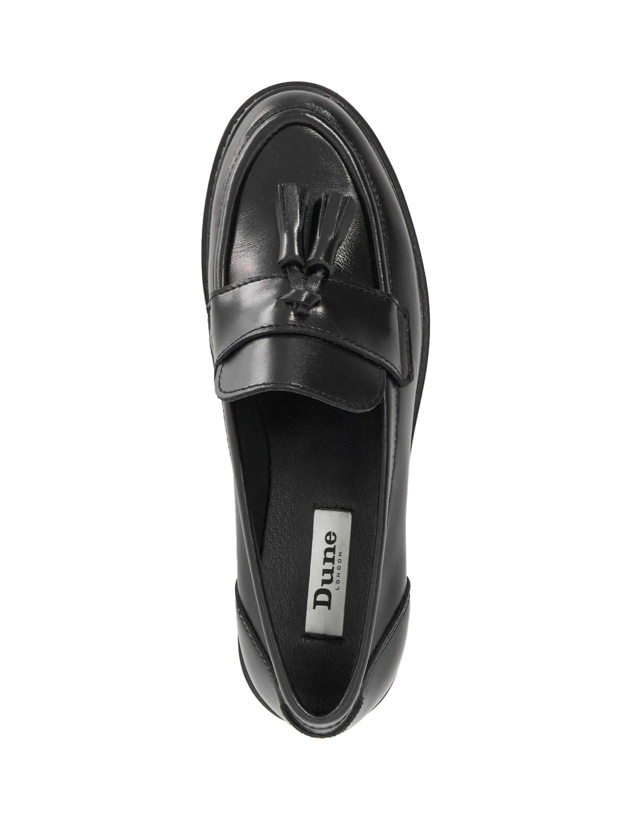 Leather Tassel Flatform Loafers 4 of 5