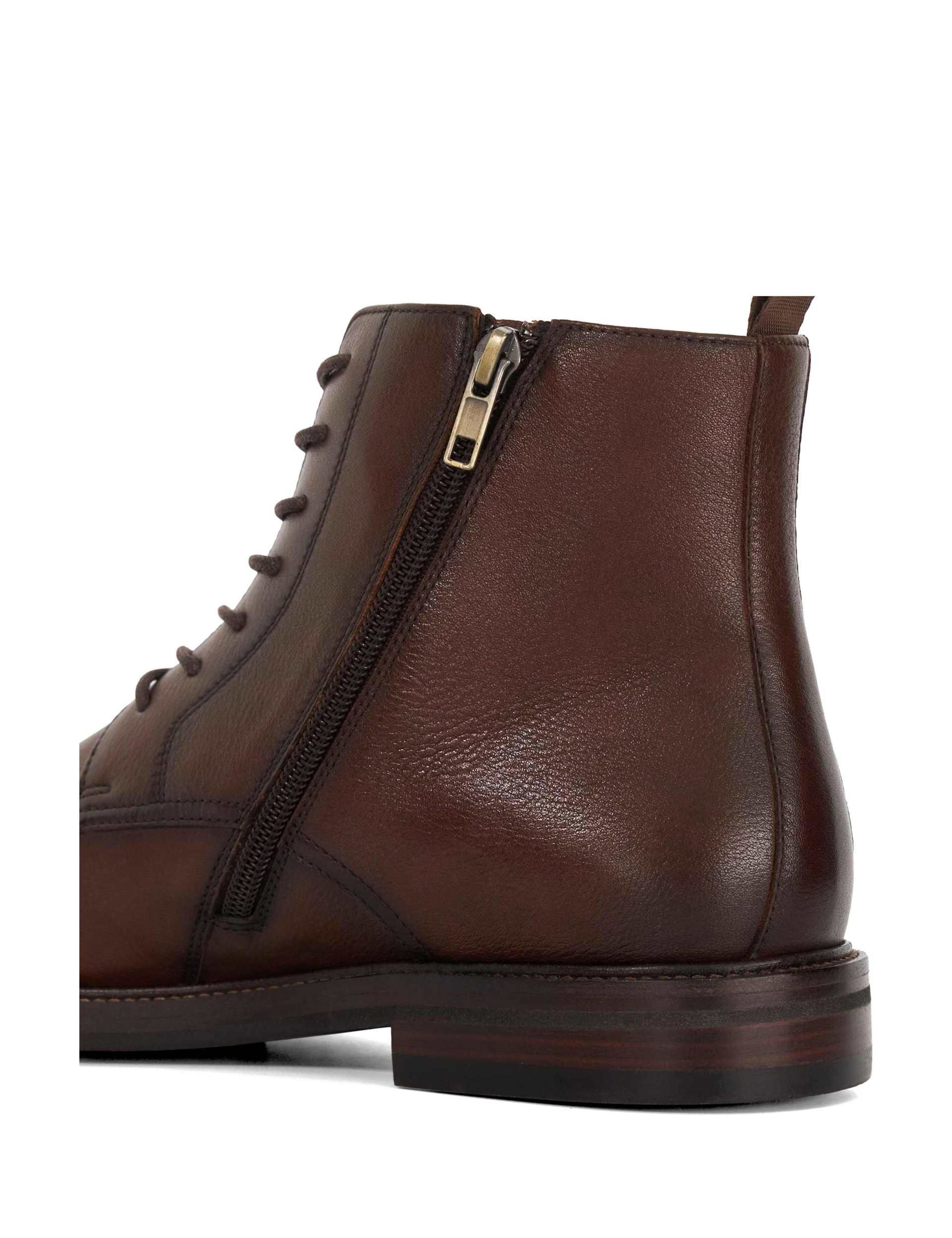 Leather Side Zip Casual Boots 6 of 6
