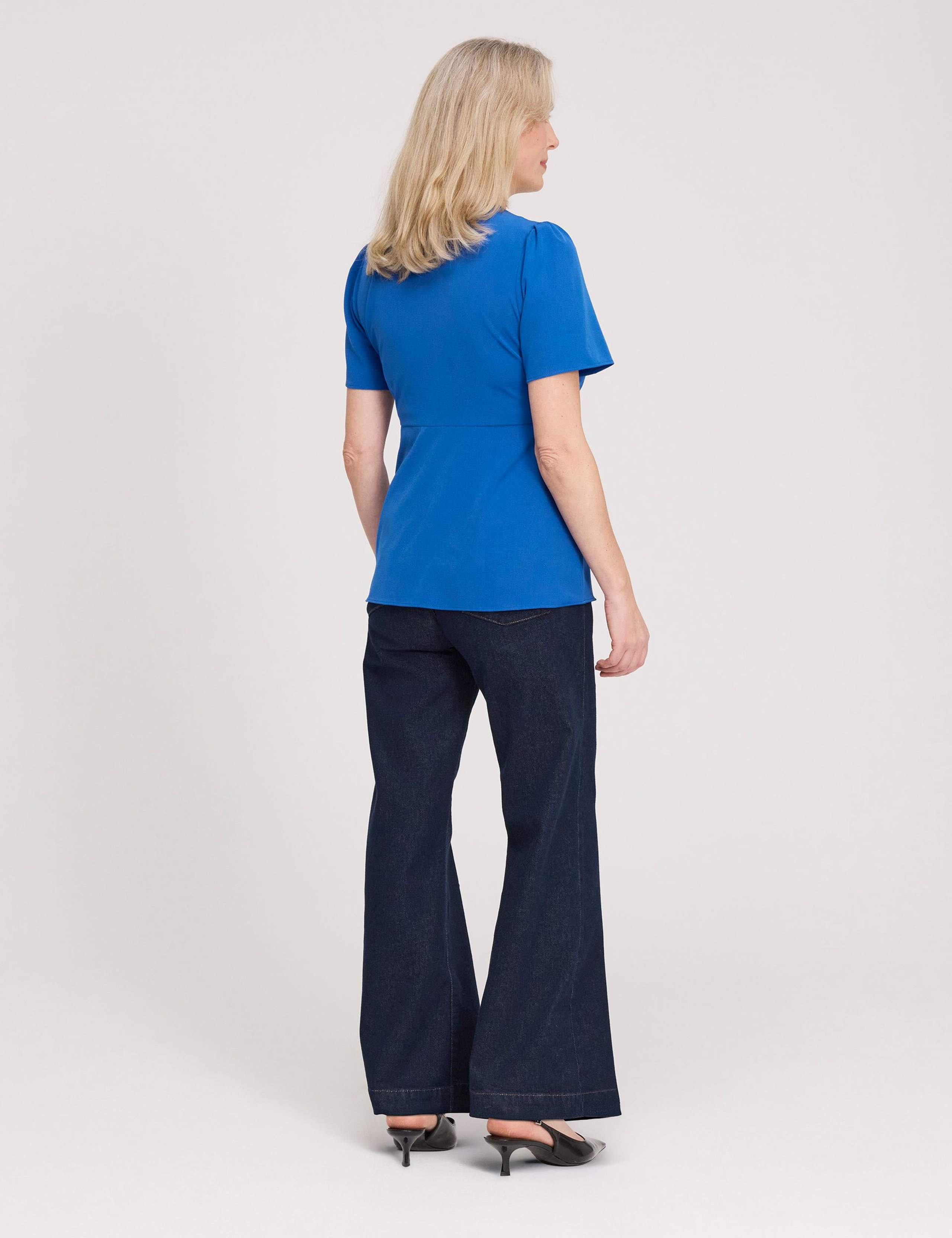 V-Neck Button-Through Top 4 of 5