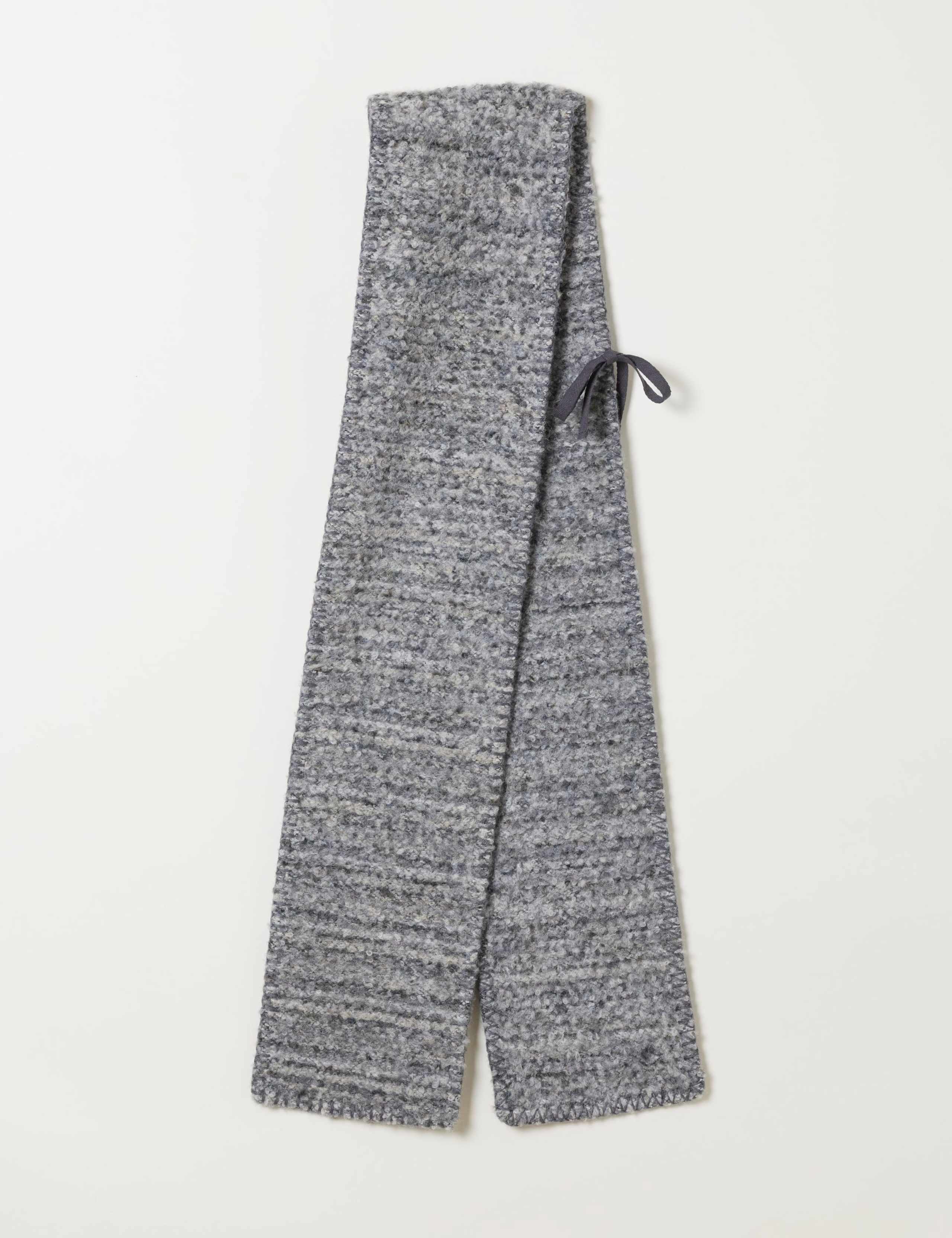 Herringbone Short Jacket with Scarf 7 of 9