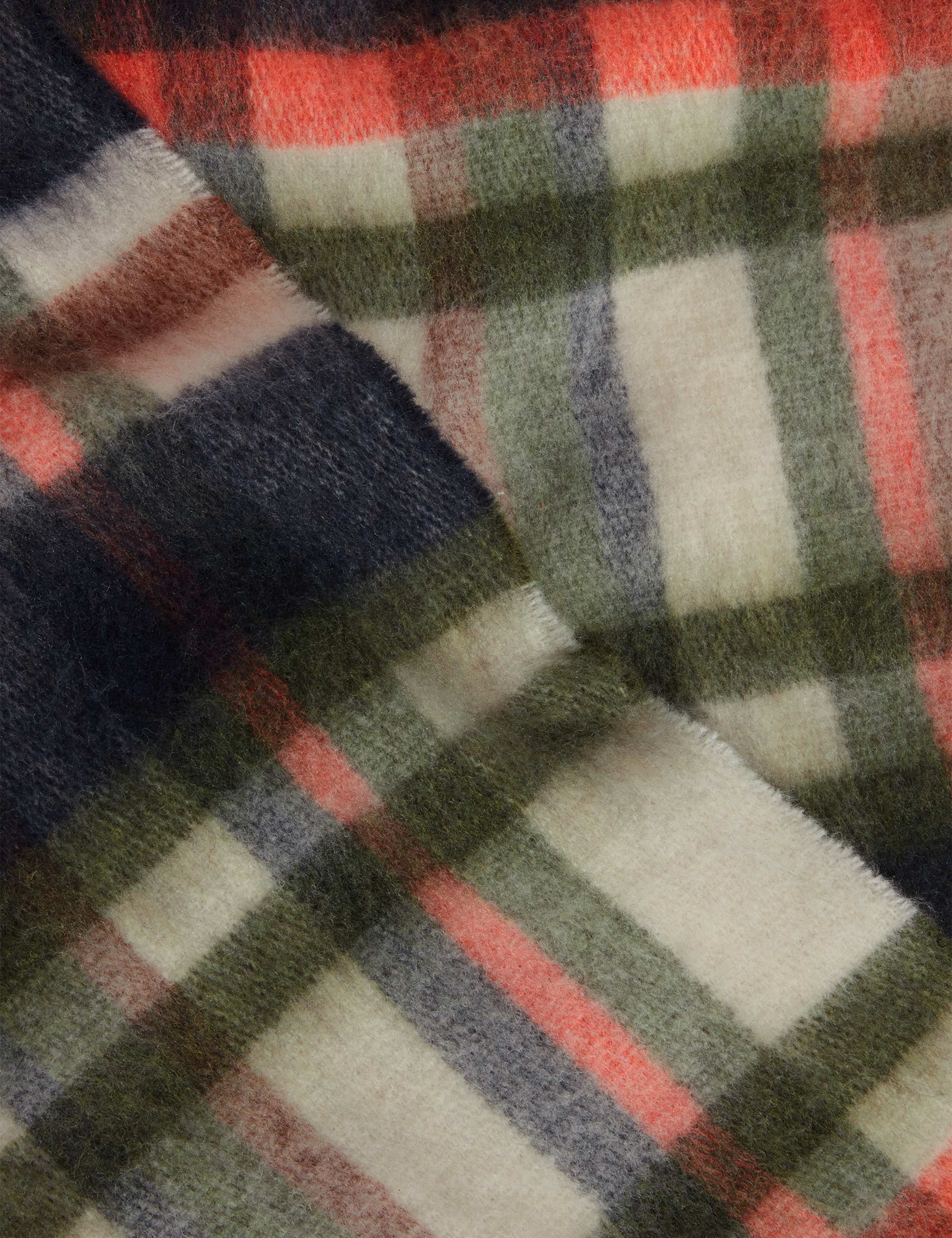 Checked Brushed Tassel Scarf 4 of 5