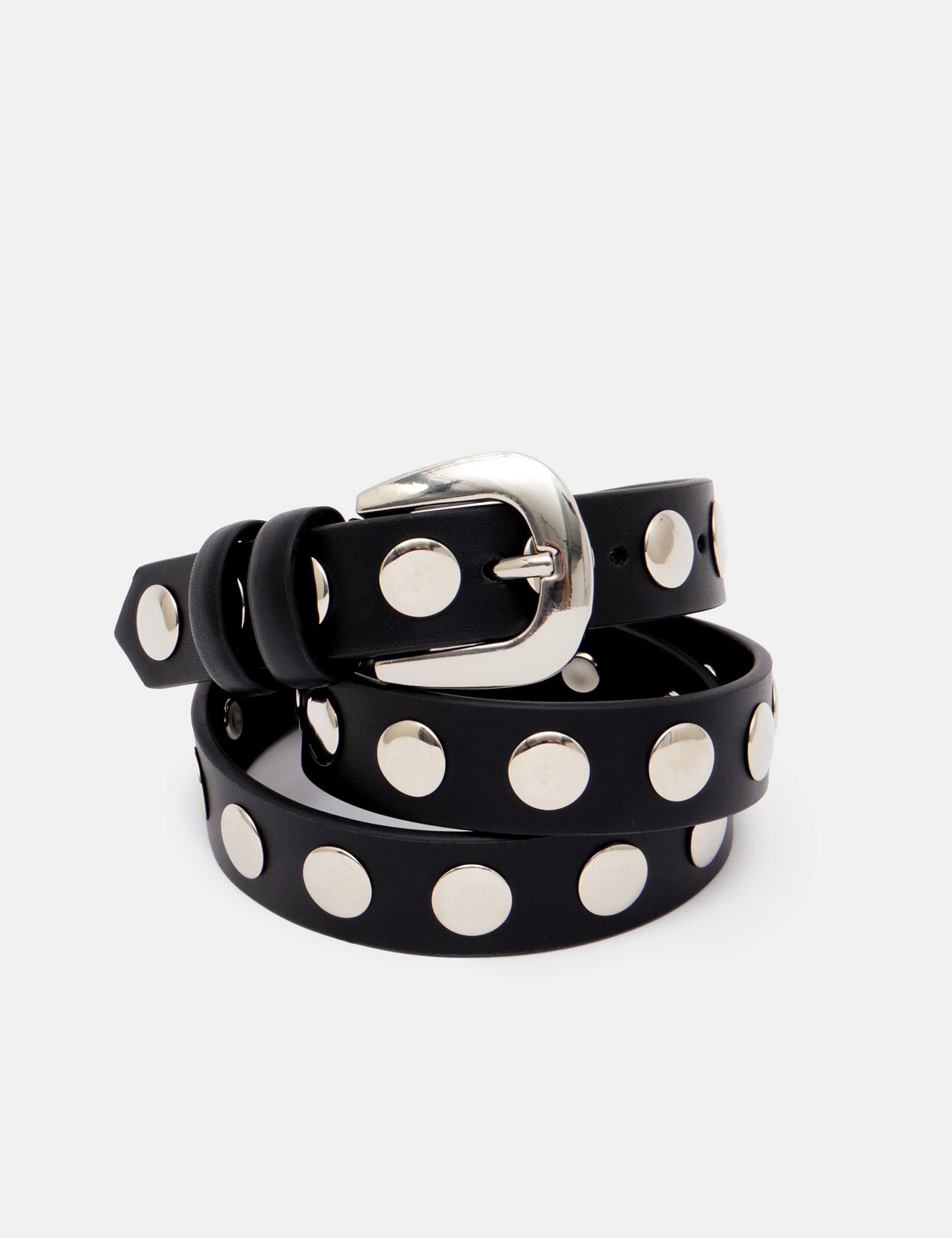 Leather Studded Jeans Belt 2 of 5