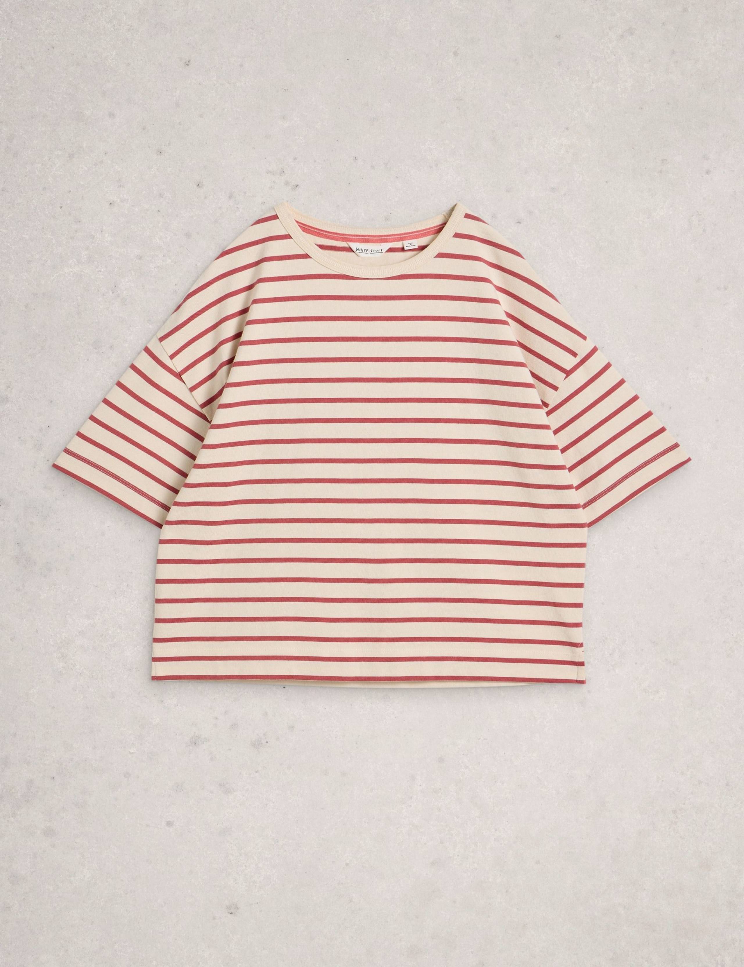 Pure Cotton Striped T-Shirt 2 of 6