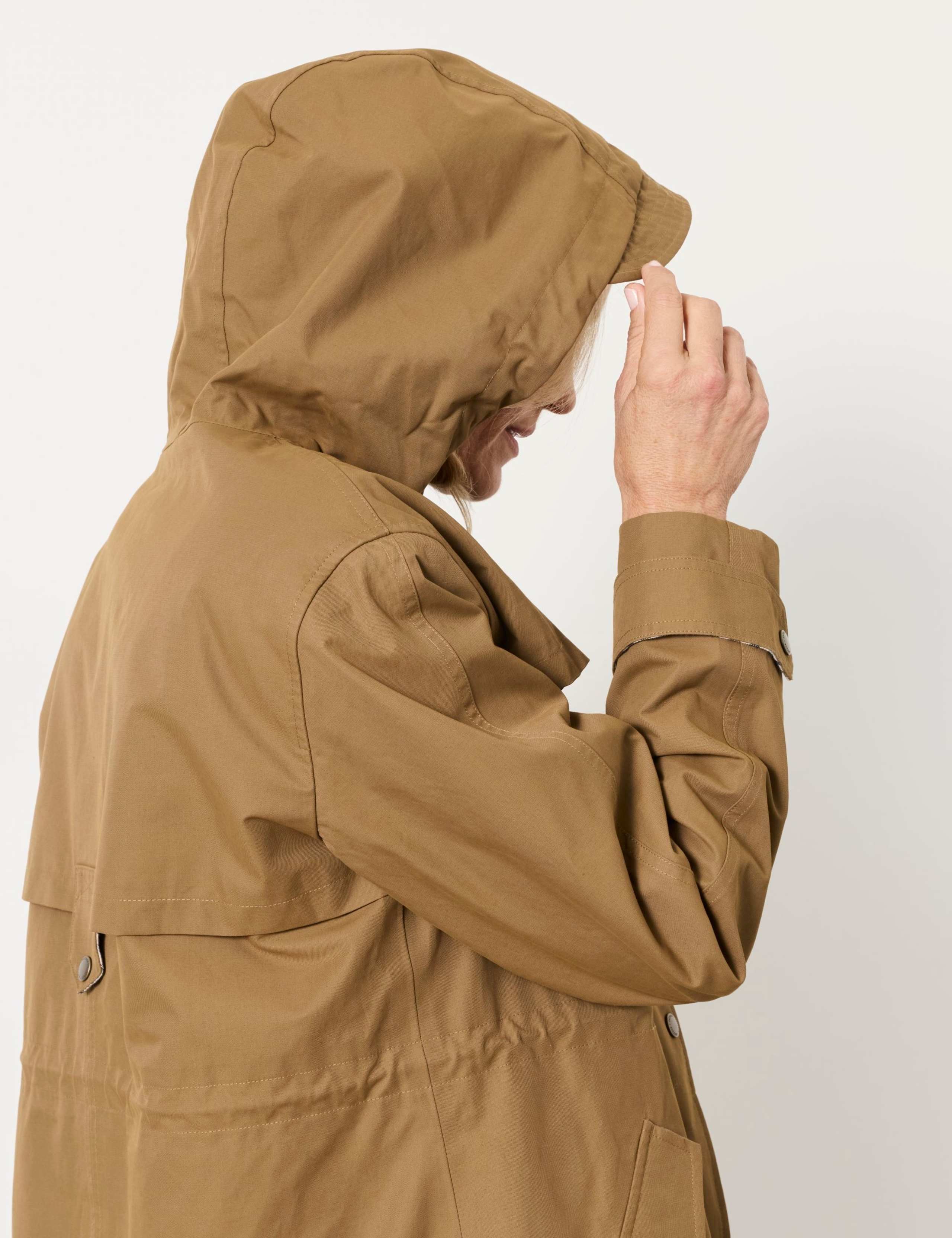 Cotton Rich Hooded Longline Raincoat 6 of 7