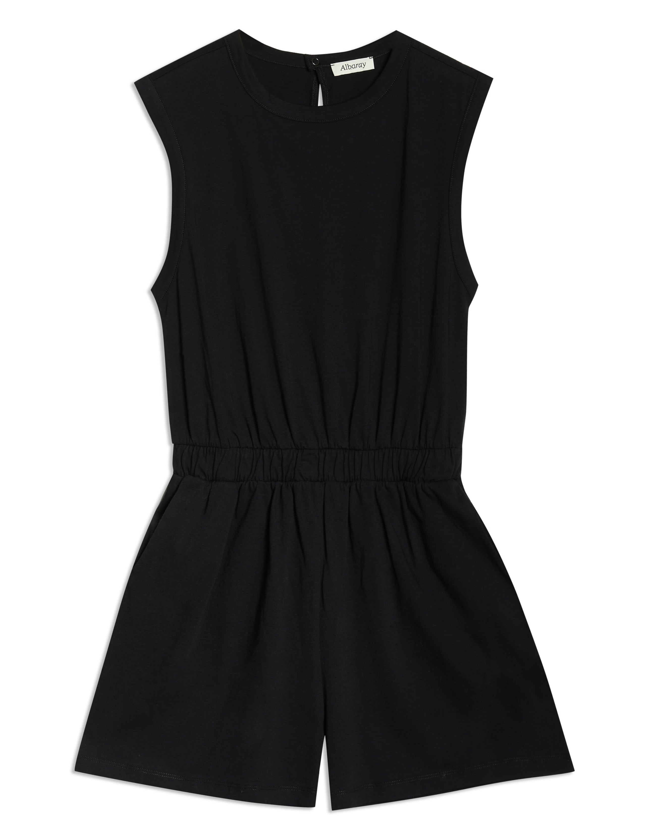 Pure Cotton Jersey Sleeveless Playsuit 2 of 5